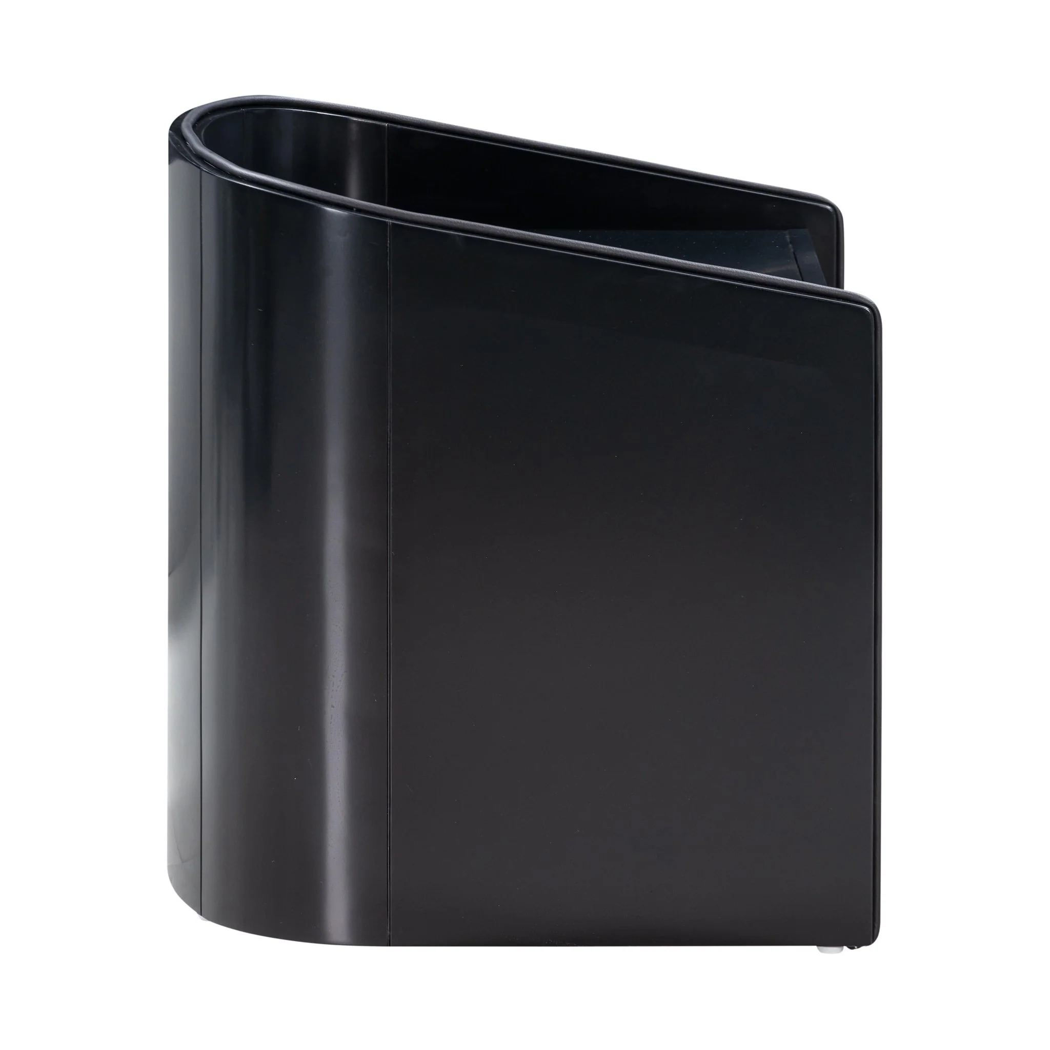 Collins Black Lacquer Nightstand - Image 4
