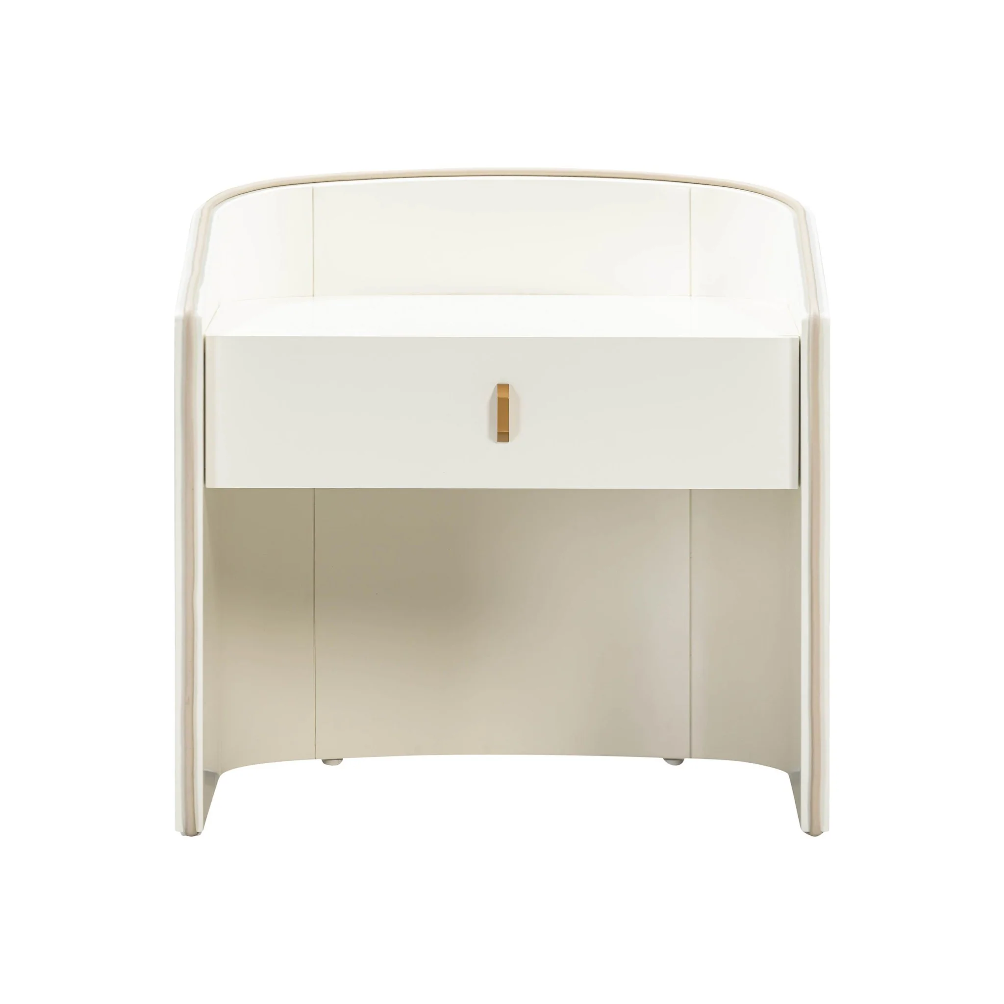 Collins Cream Lacquer Nightstand - Image 3