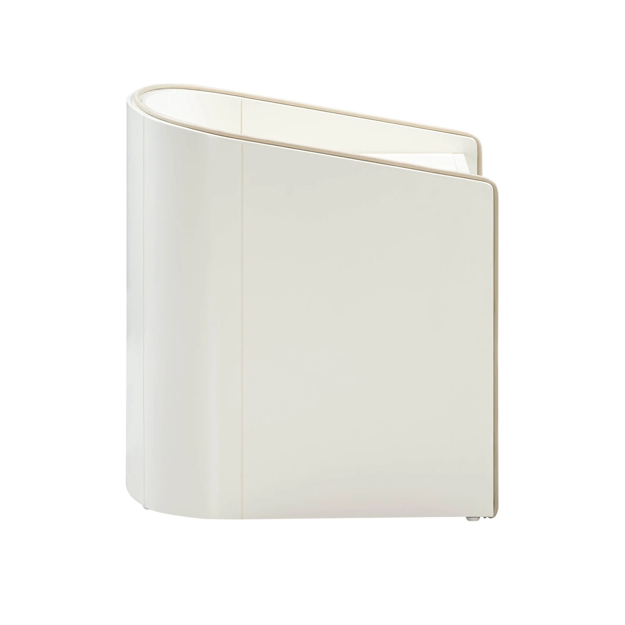 Collins Cream Lacquer Nightstand - Image 4