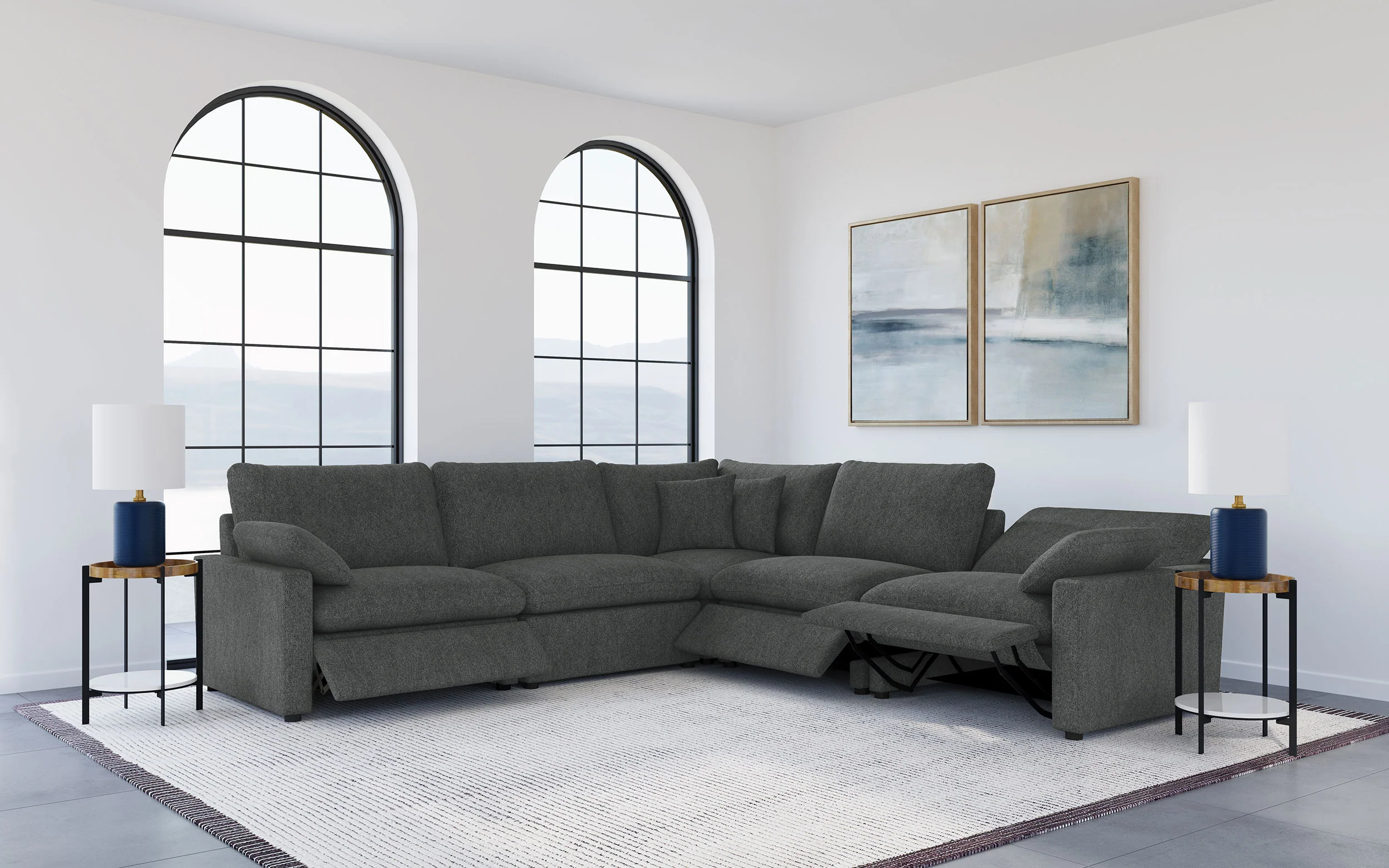 Collins Modular Power Reclining Sectional Sofa - Image 37
