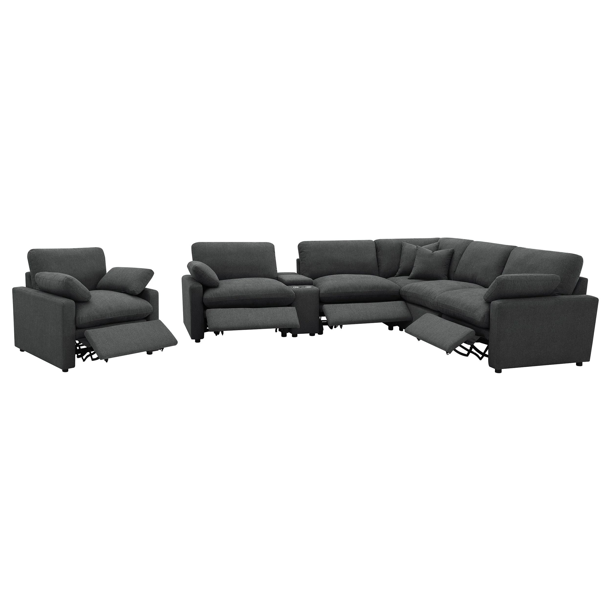 Collins Modular Power Reclining Sectional Sofa - Image 65