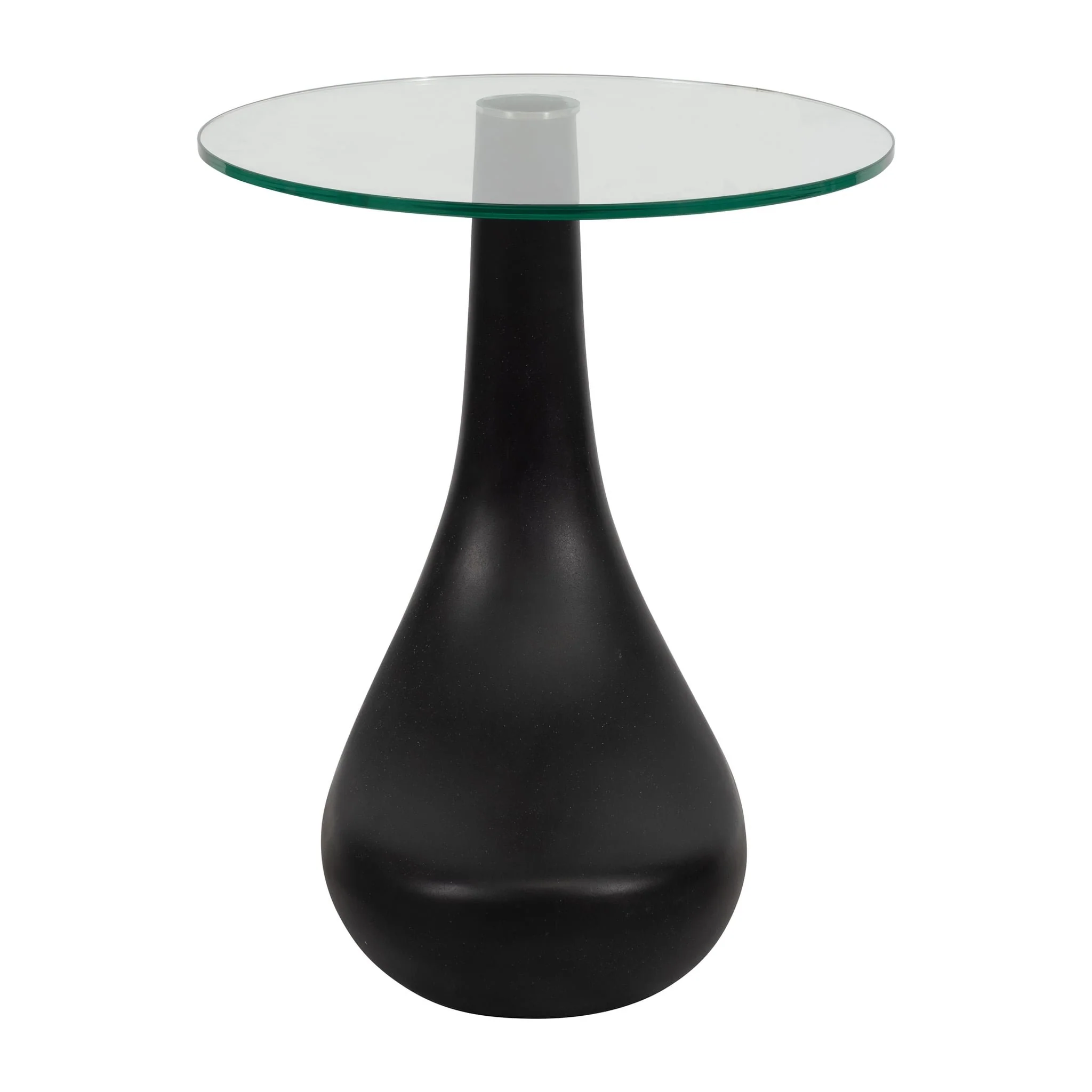 Concrete, 22" Golf Club Base W/glass Top Accent Ta - Image 4
