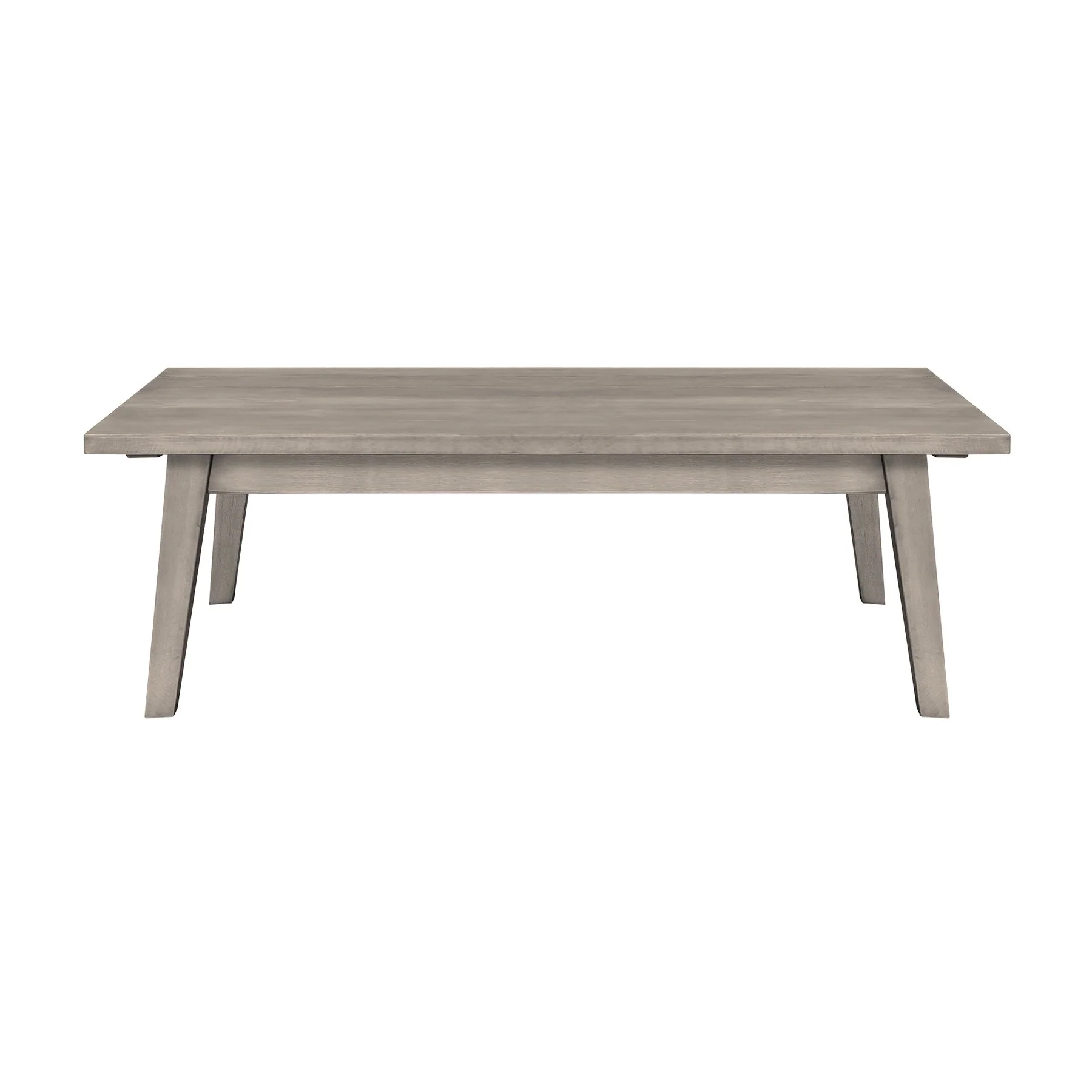 Condesa 4 Piece Outdoor Patio Furniture Set in Acacia Wood and Rope with Gray Cushions - Image 7
