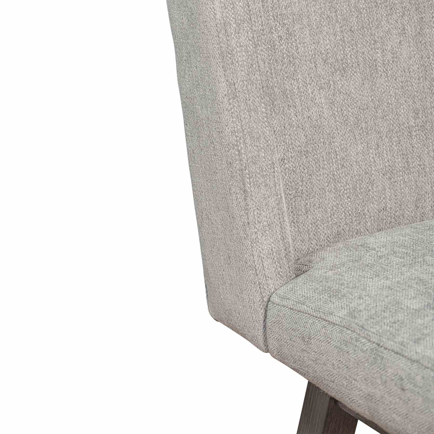 Constantine Swivel Counter Stool in Gray Oak Wood Finish with Mocha Fabric - Image 7