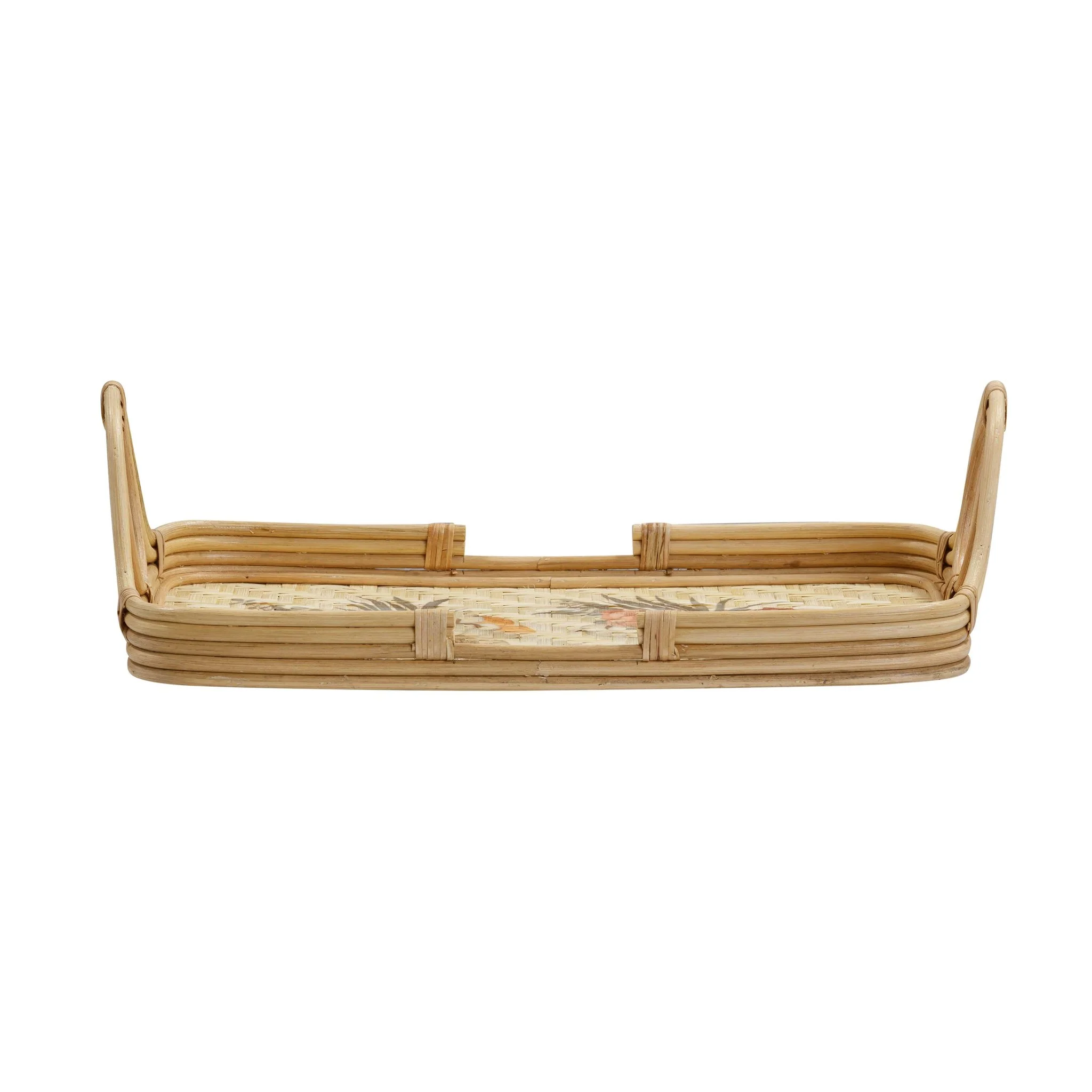 Corey Floral Bamboo Tray - Image 3