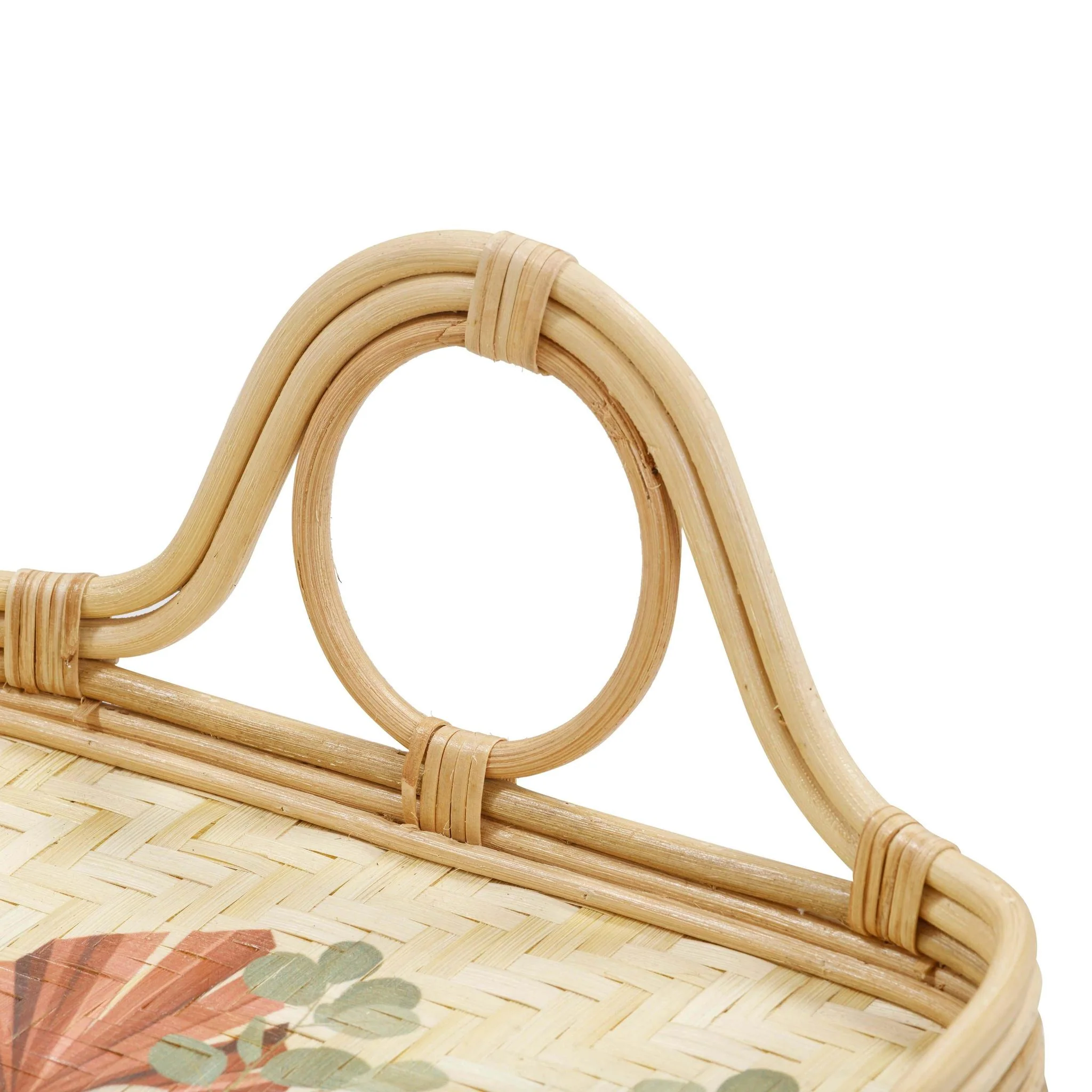 Corey Floral Bamboo Tray - Image 7