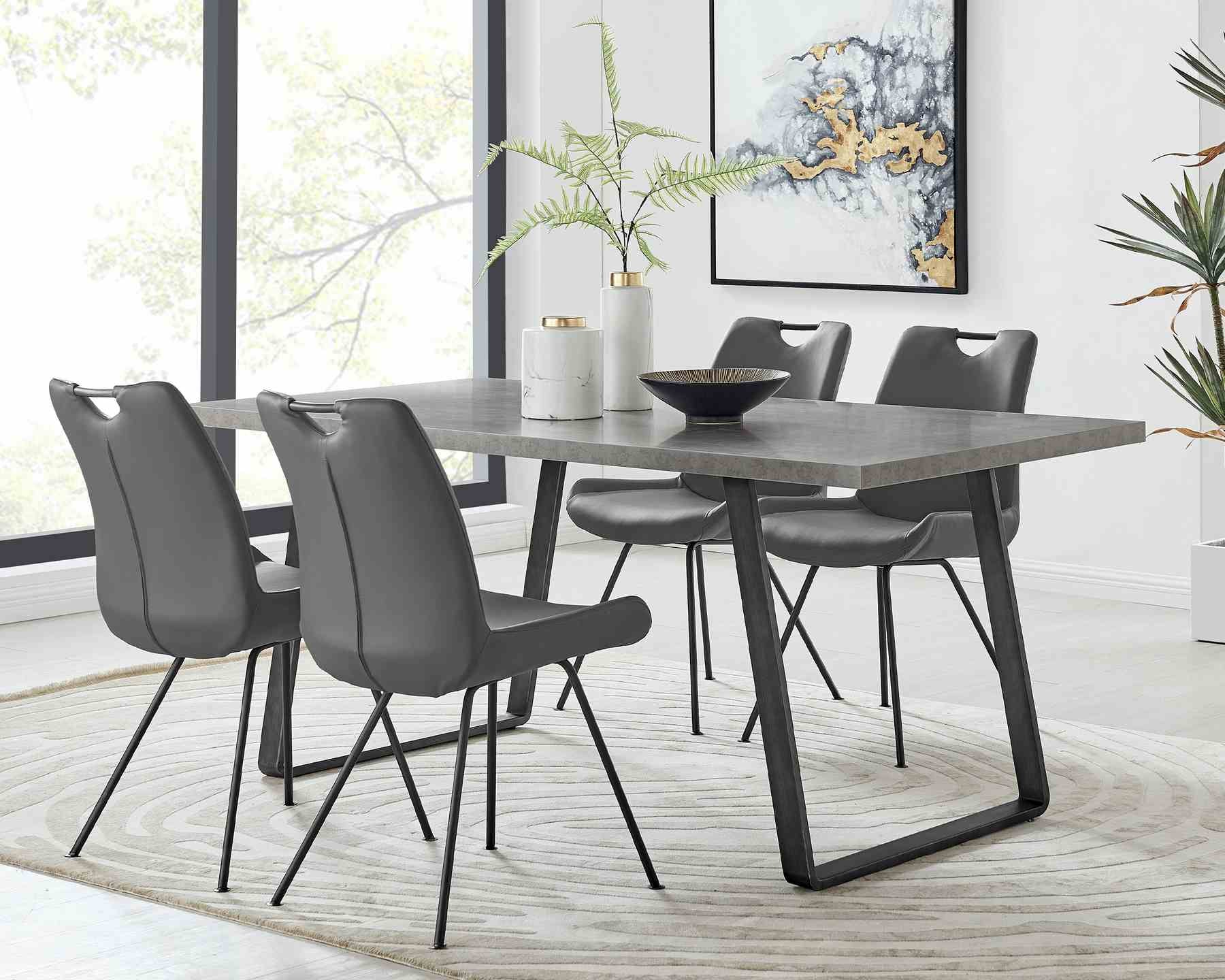 Coronado 5 Piece Gray Rectangular Dining Set - Image 8