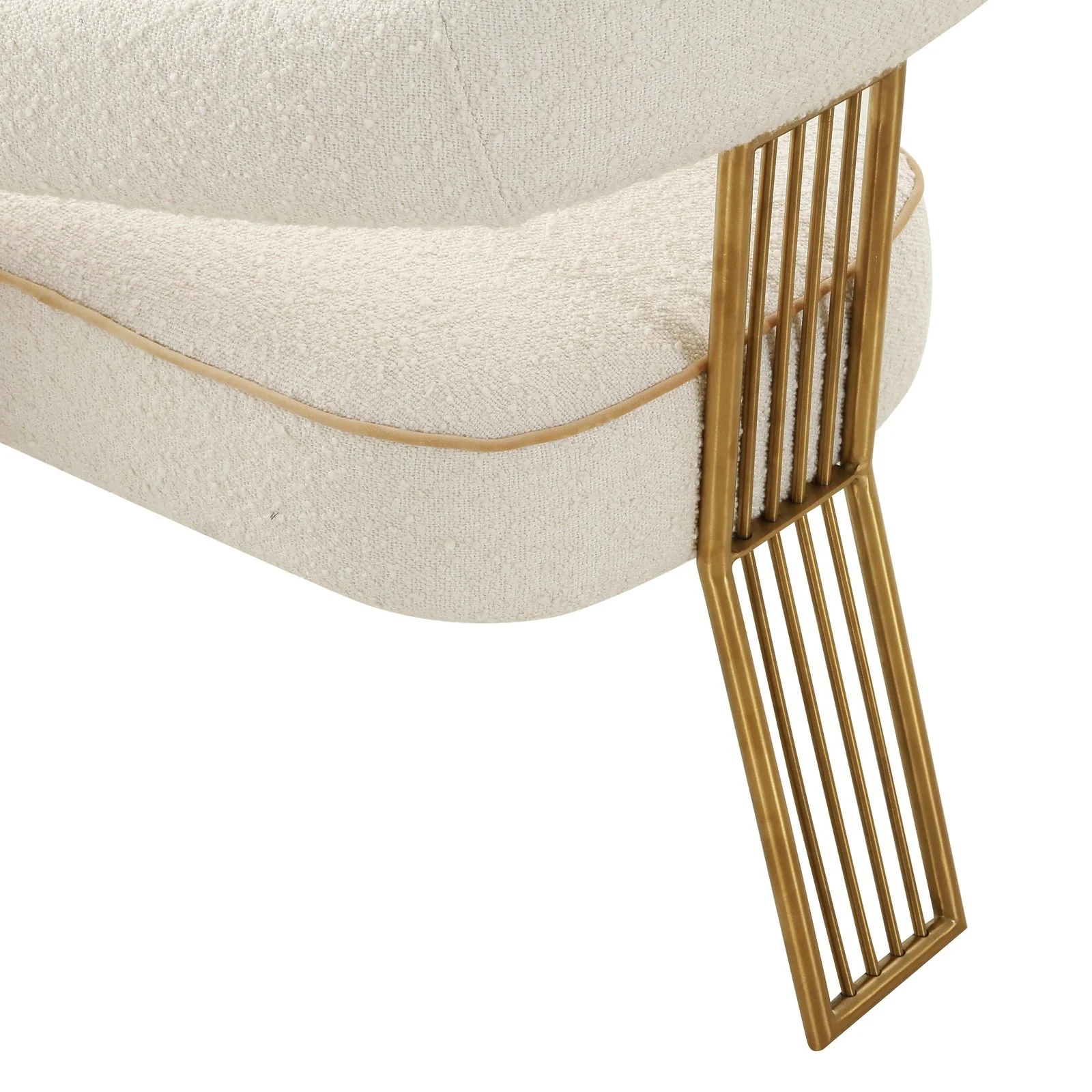 Corralis Cream Performance Boucle Dining Chair - Image 5