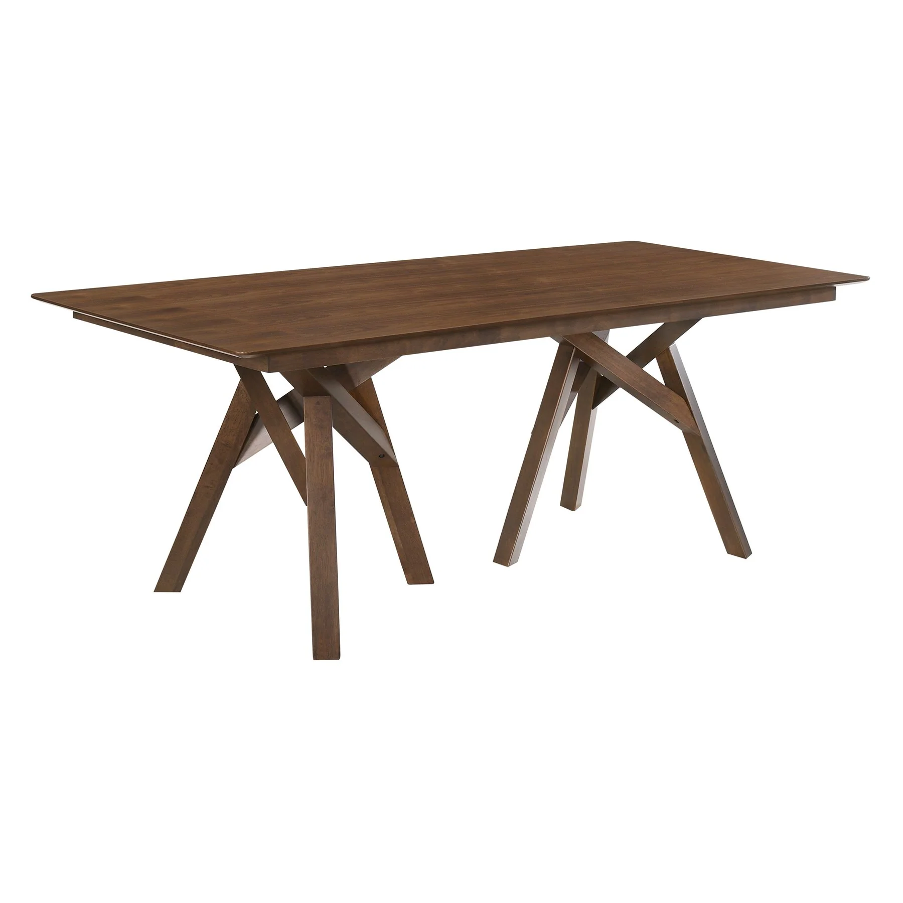 Cortina and Jackie 5 Piece Walnut Rectangular Dining Set - Image 5