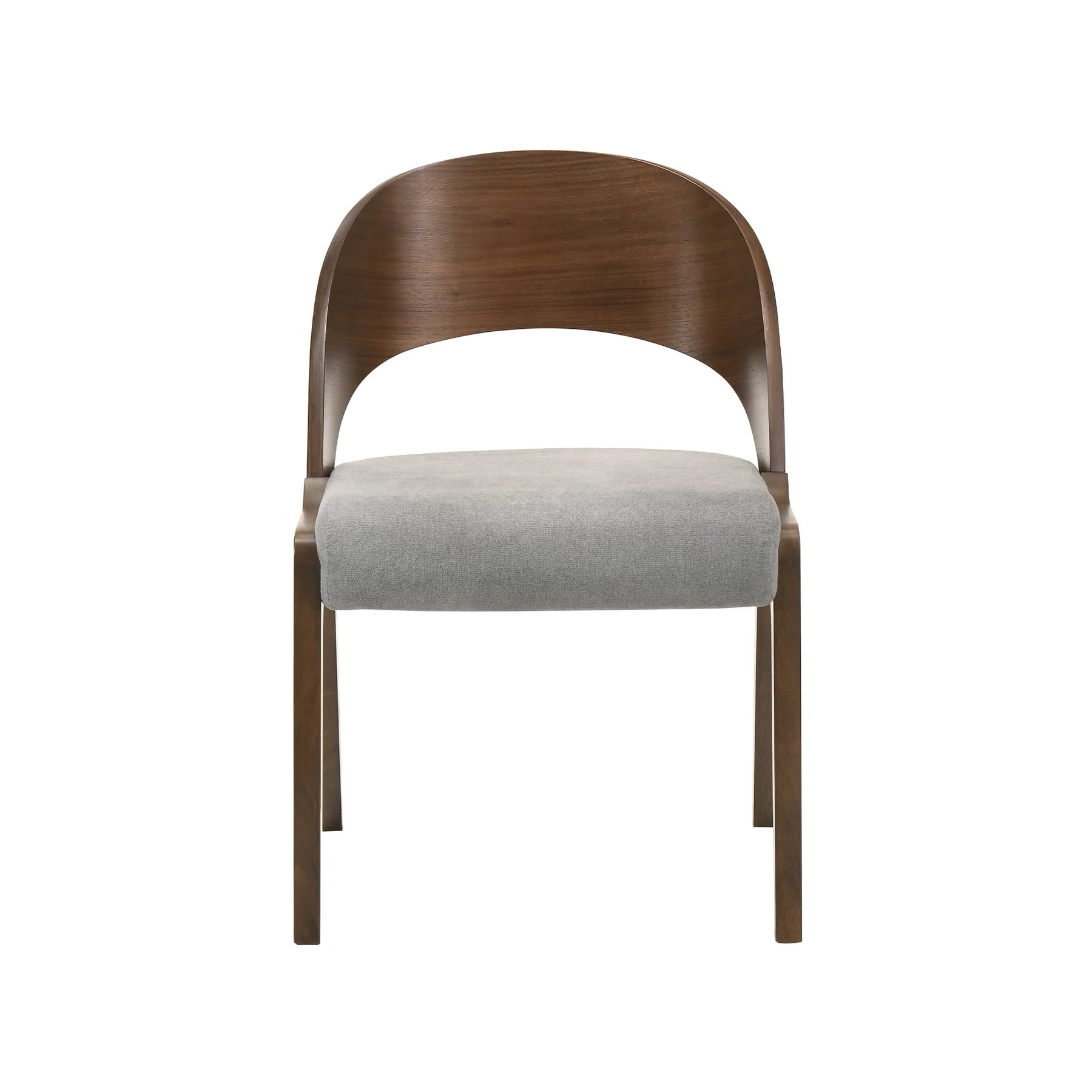 Cortina and Polly 5 Piece Walnut Rectangular Dining Set - Image 3
