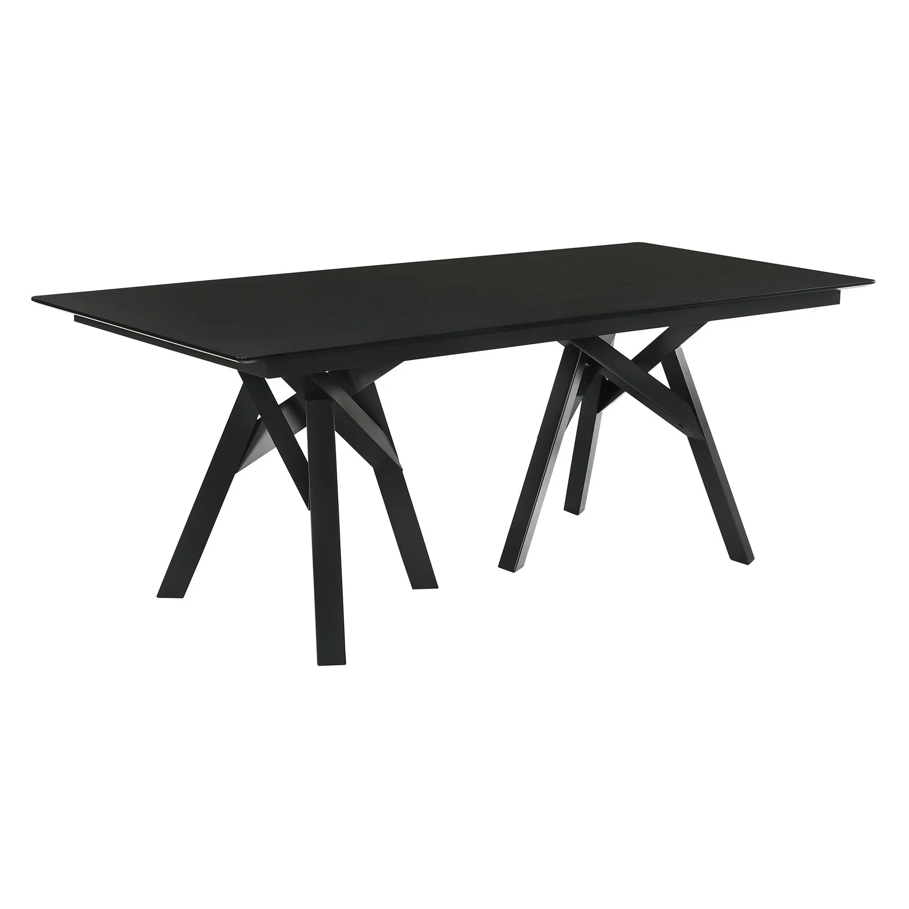 Cortina and Rowan 5 Piece Black Rectangular Dining Set - Image 5