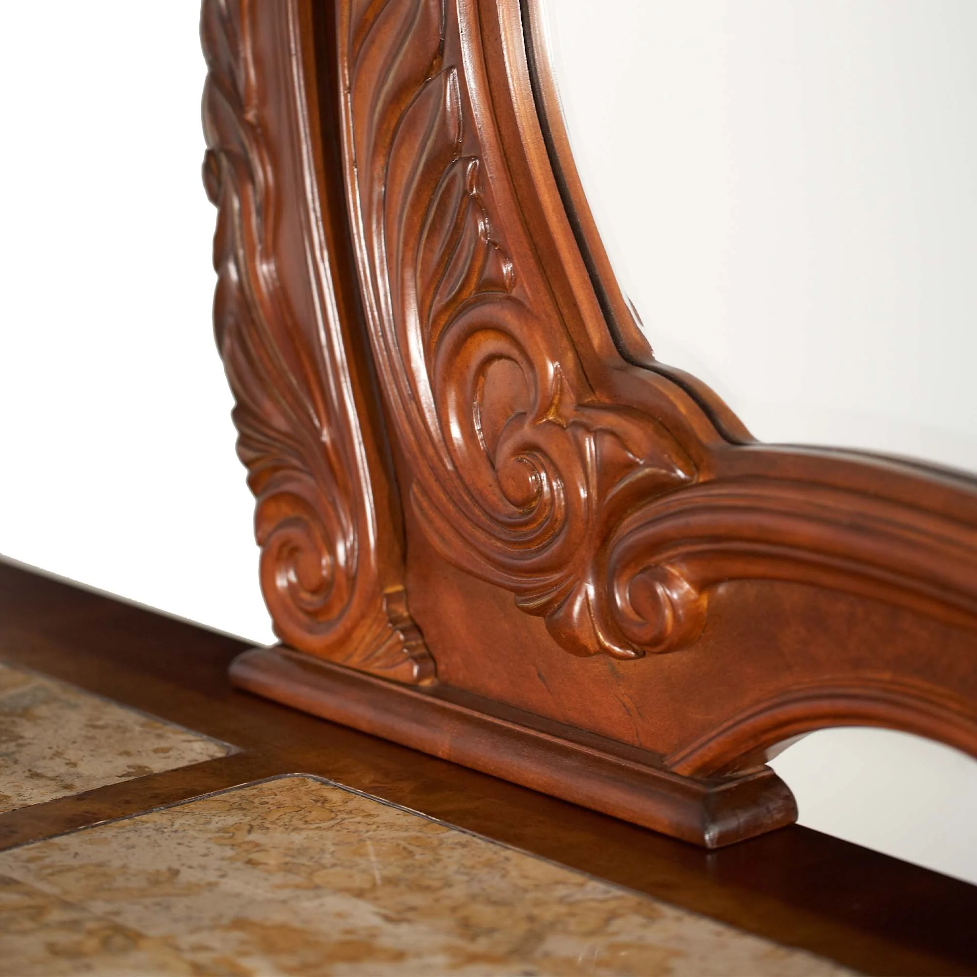 Cortina Dresser & Mirror - Honey Walnut - Image 4