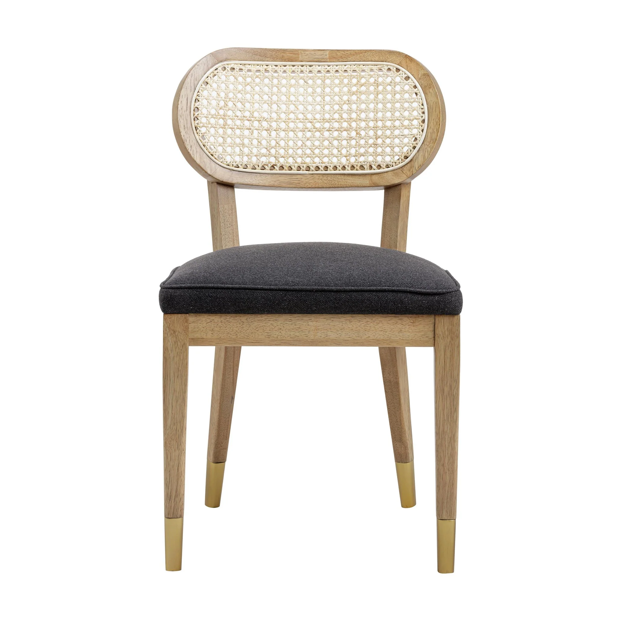 Cosette Black Performance Linen Dining Chair - Image 3