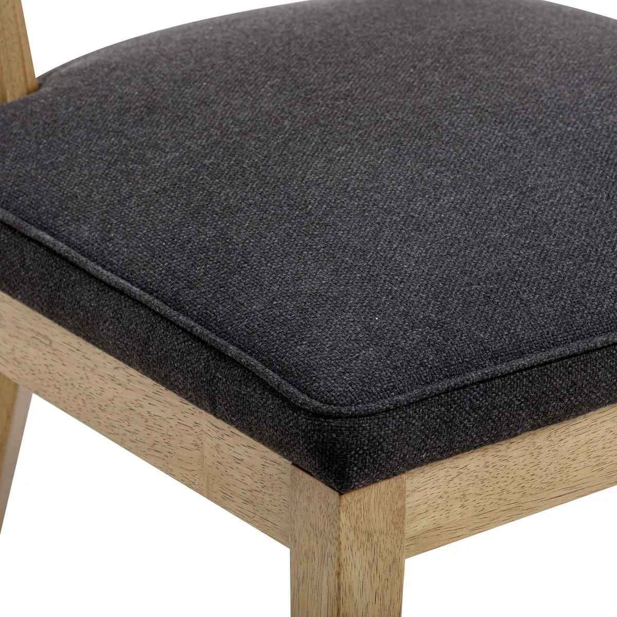 Cosette Black Performance Linen Dining Chair - Image 6