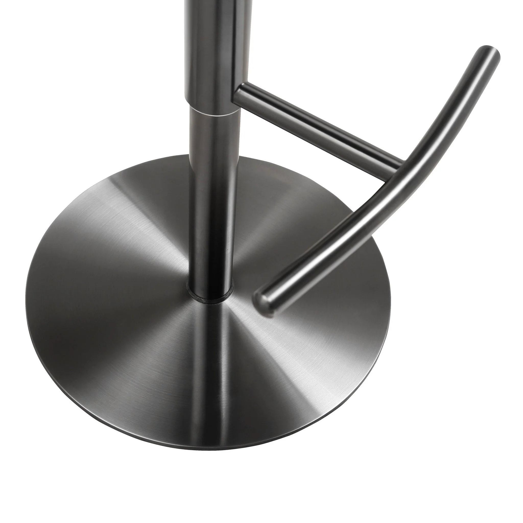 Cosmo Black Performance Vegan Leather on Black Steel Barstool - Image 6