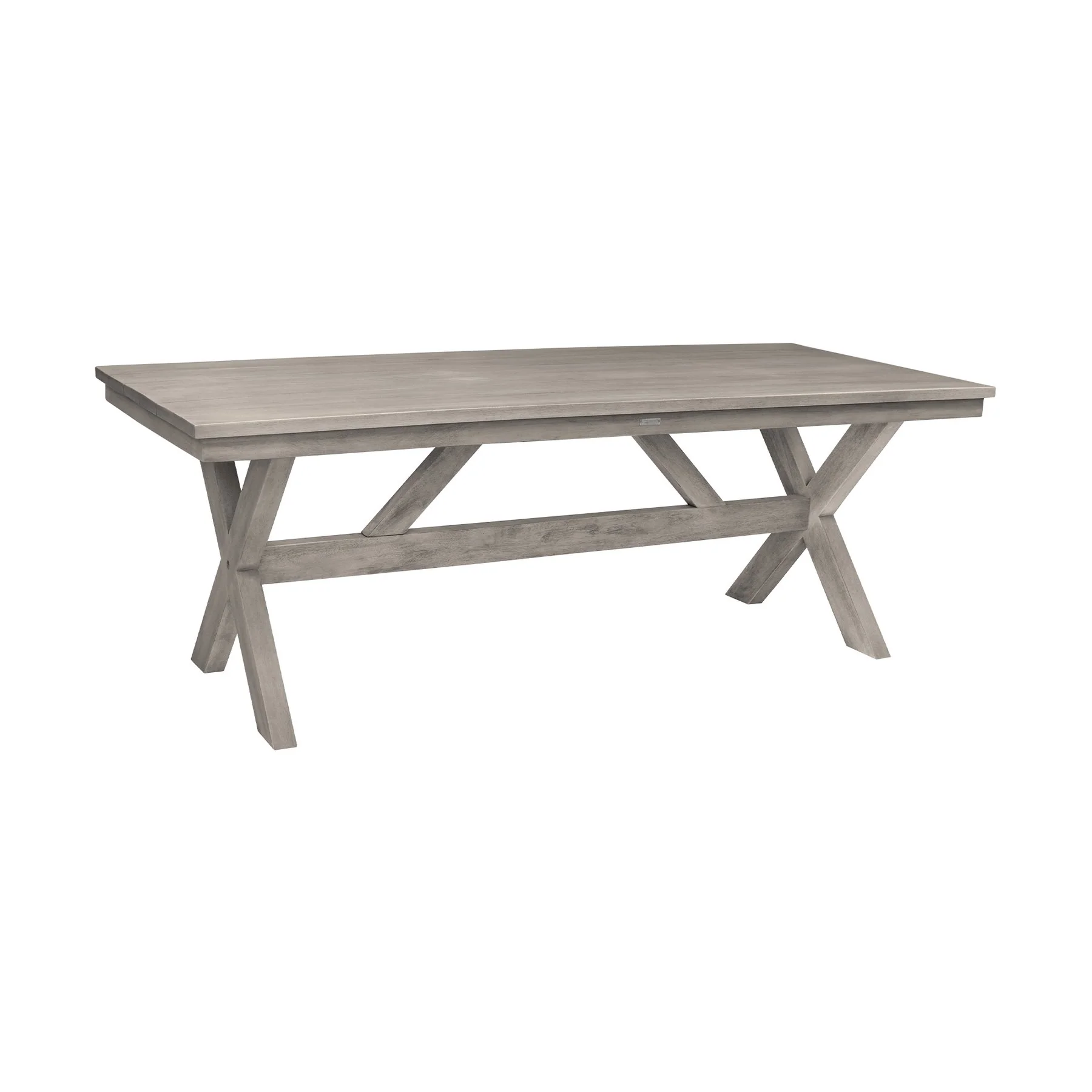 Costa Outdoor Patio 7-Piece Dining Table Set with Side Chairs in Gray Acacia Wood and Rope - Image 2