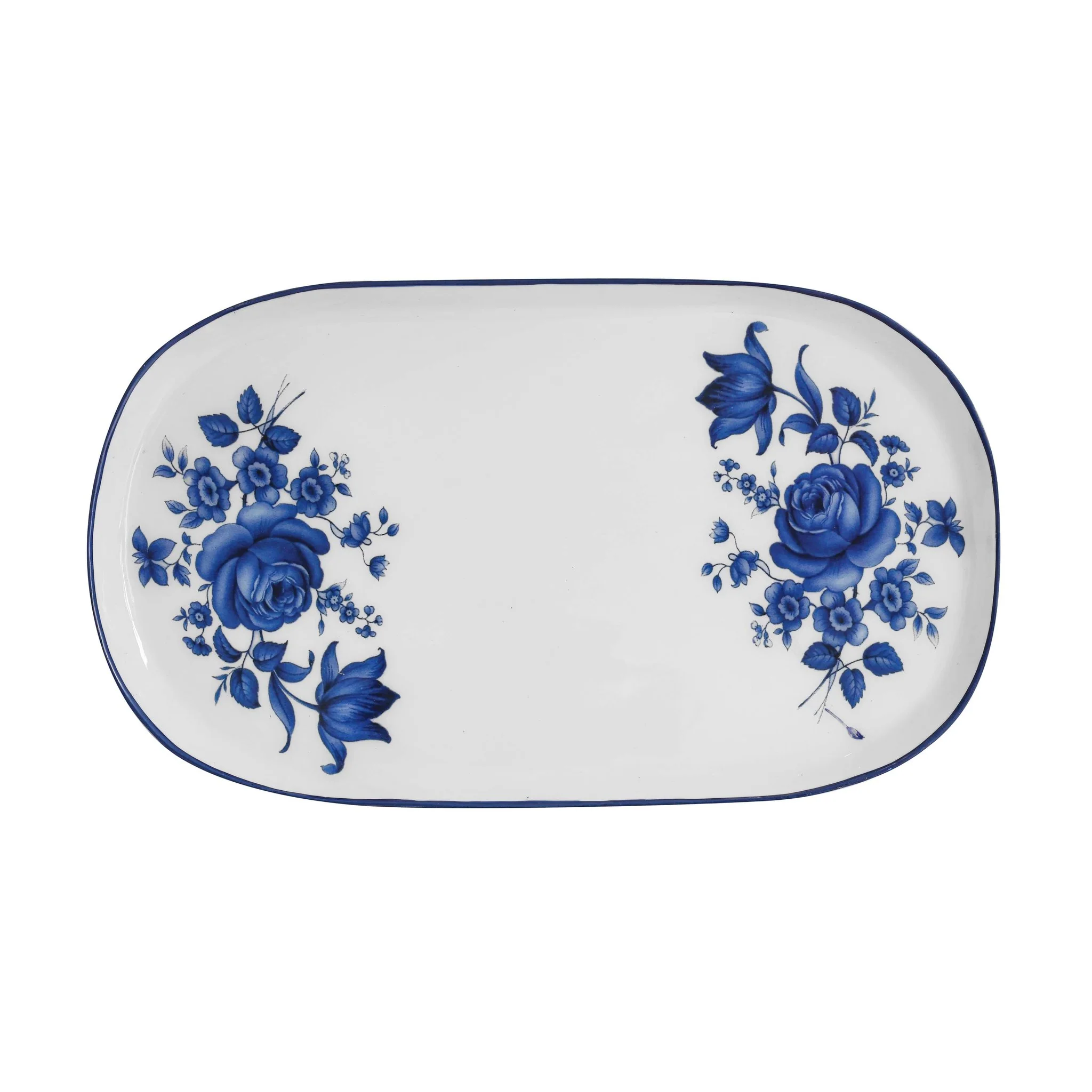 Cottage China Blue & White Serving Tray - Image 2