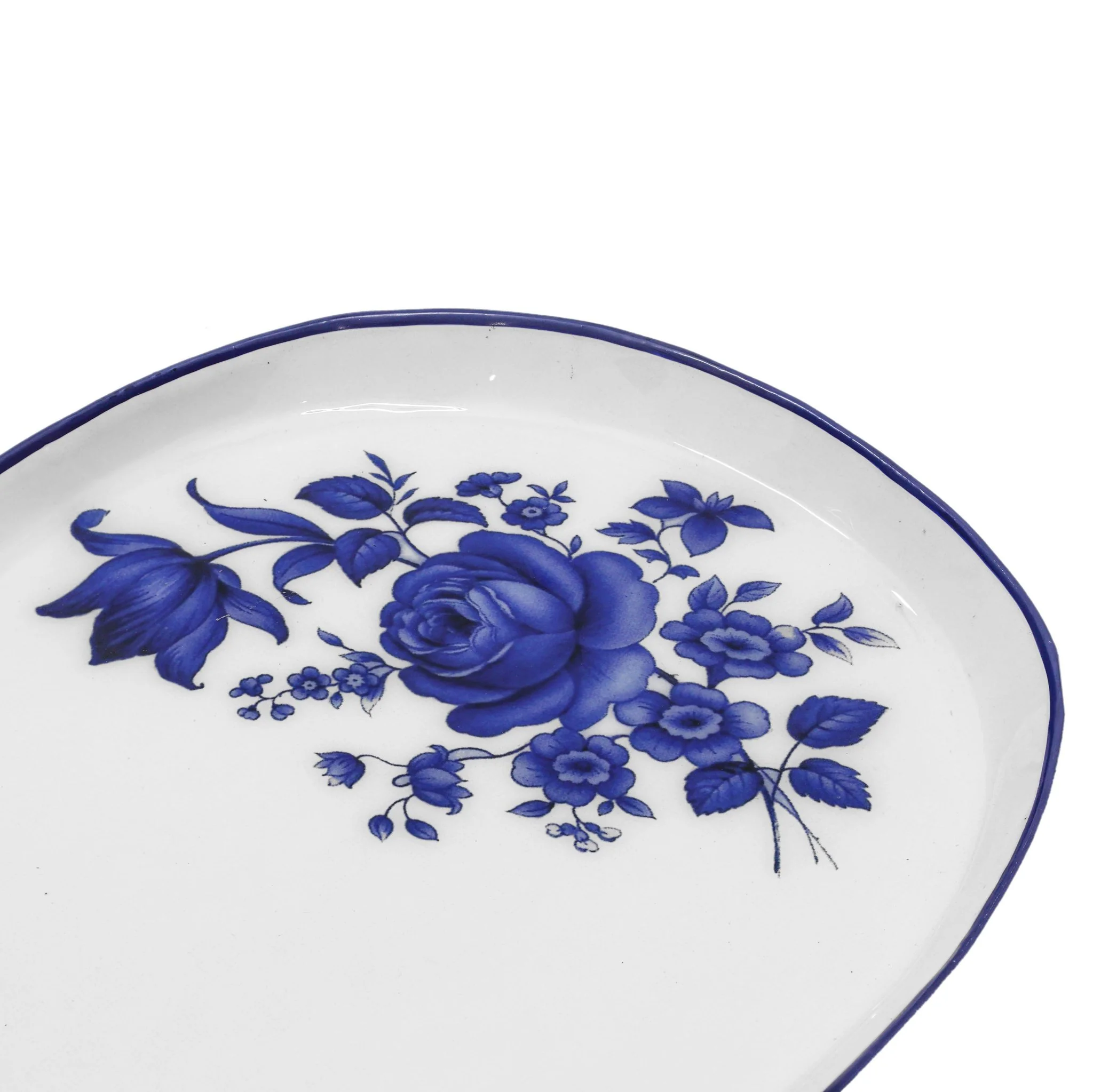 Cottage China Blue & White Serving Tray - Image 4
