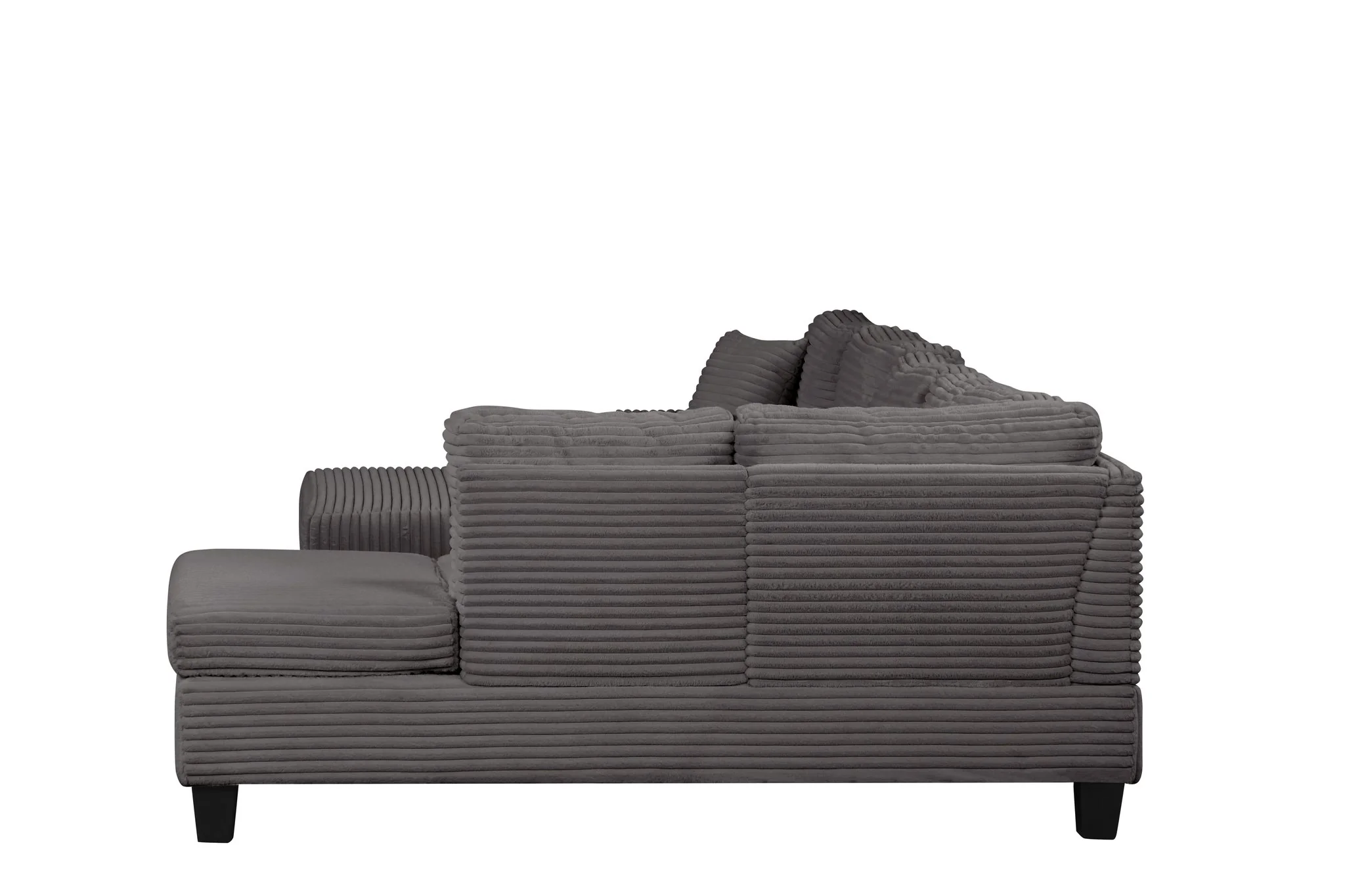 Cozy Sectional Gray - Image 4
