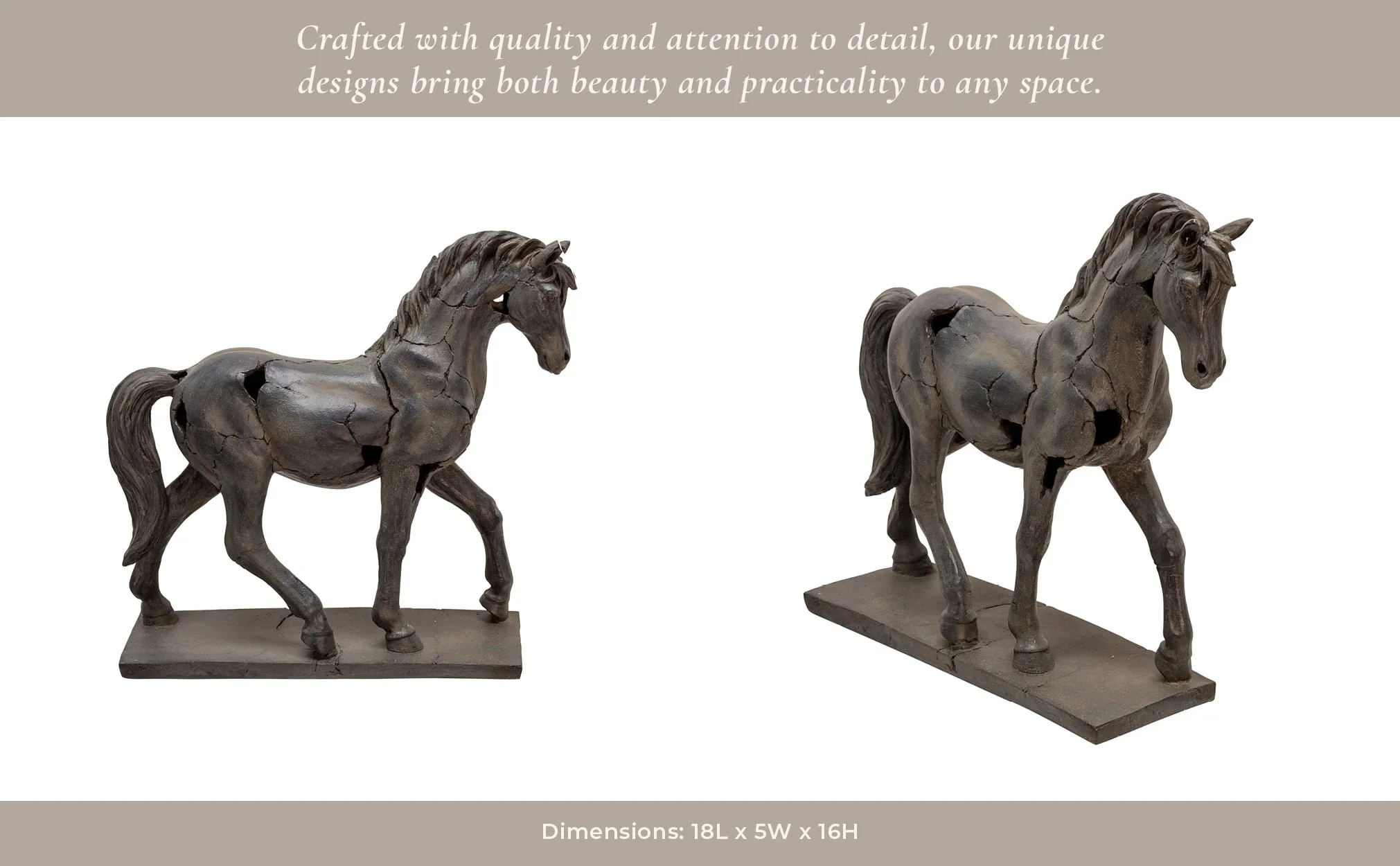 Cracked Horse Sculpture - Image 10