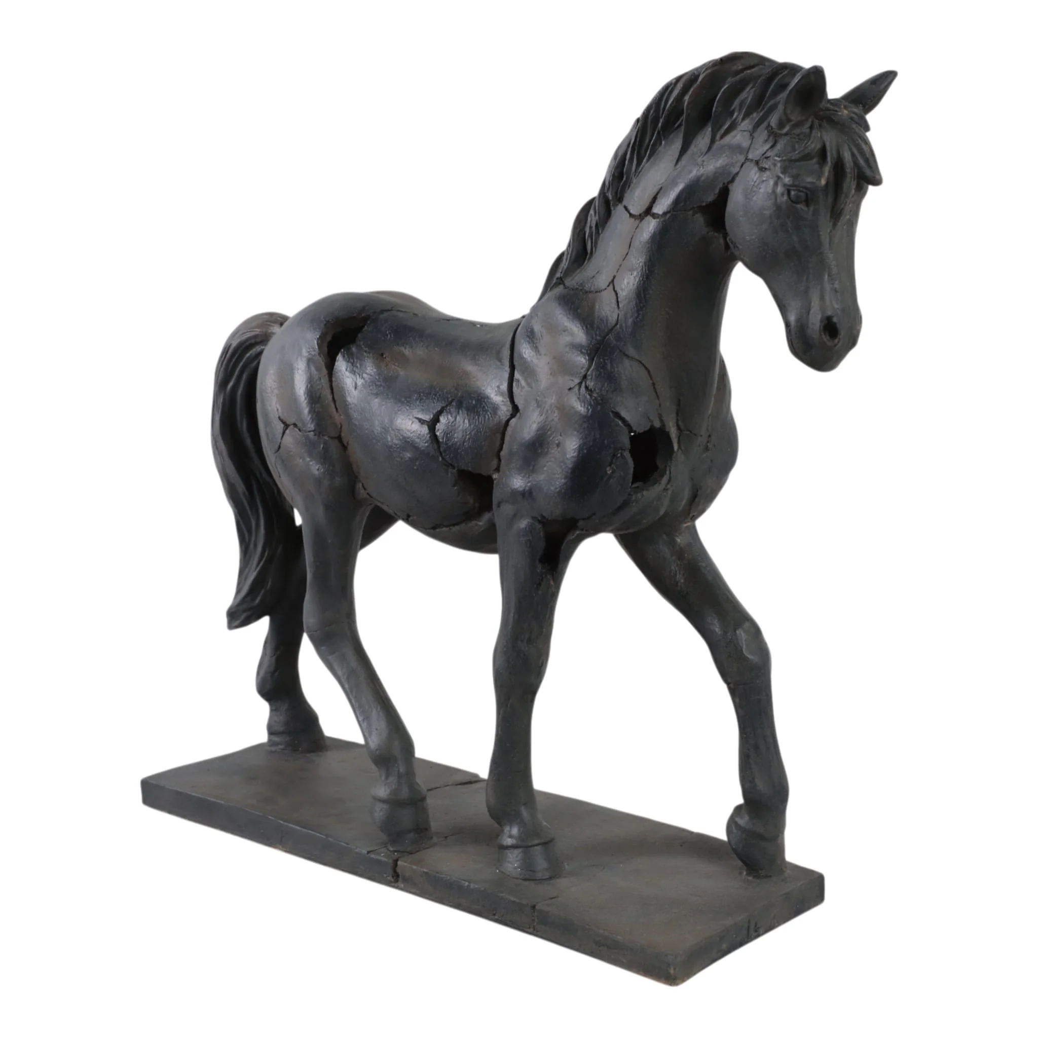 Cracked Horse Sculpture - Image 2