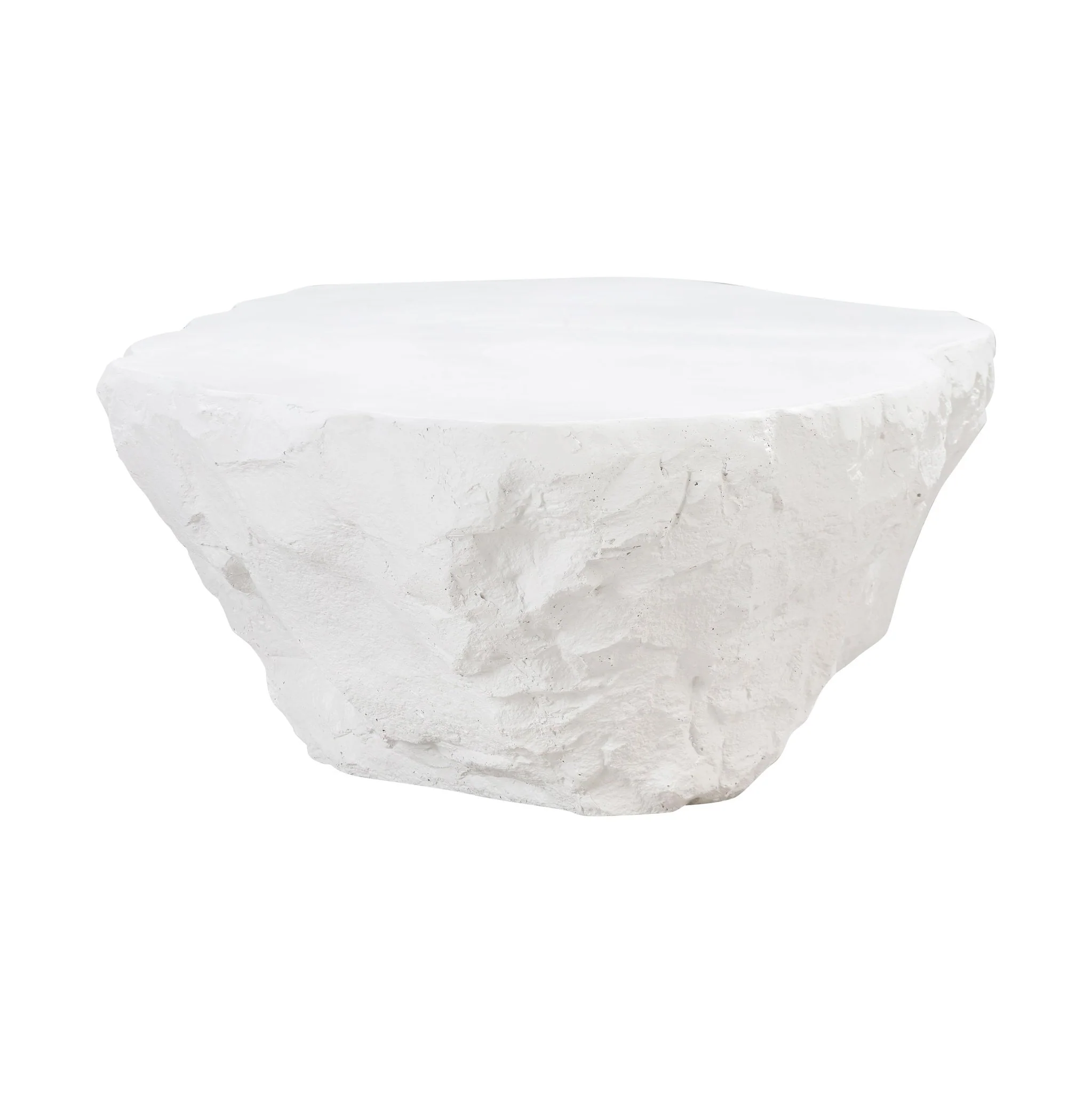 Crag White Concrete Coffee Table - Image 3