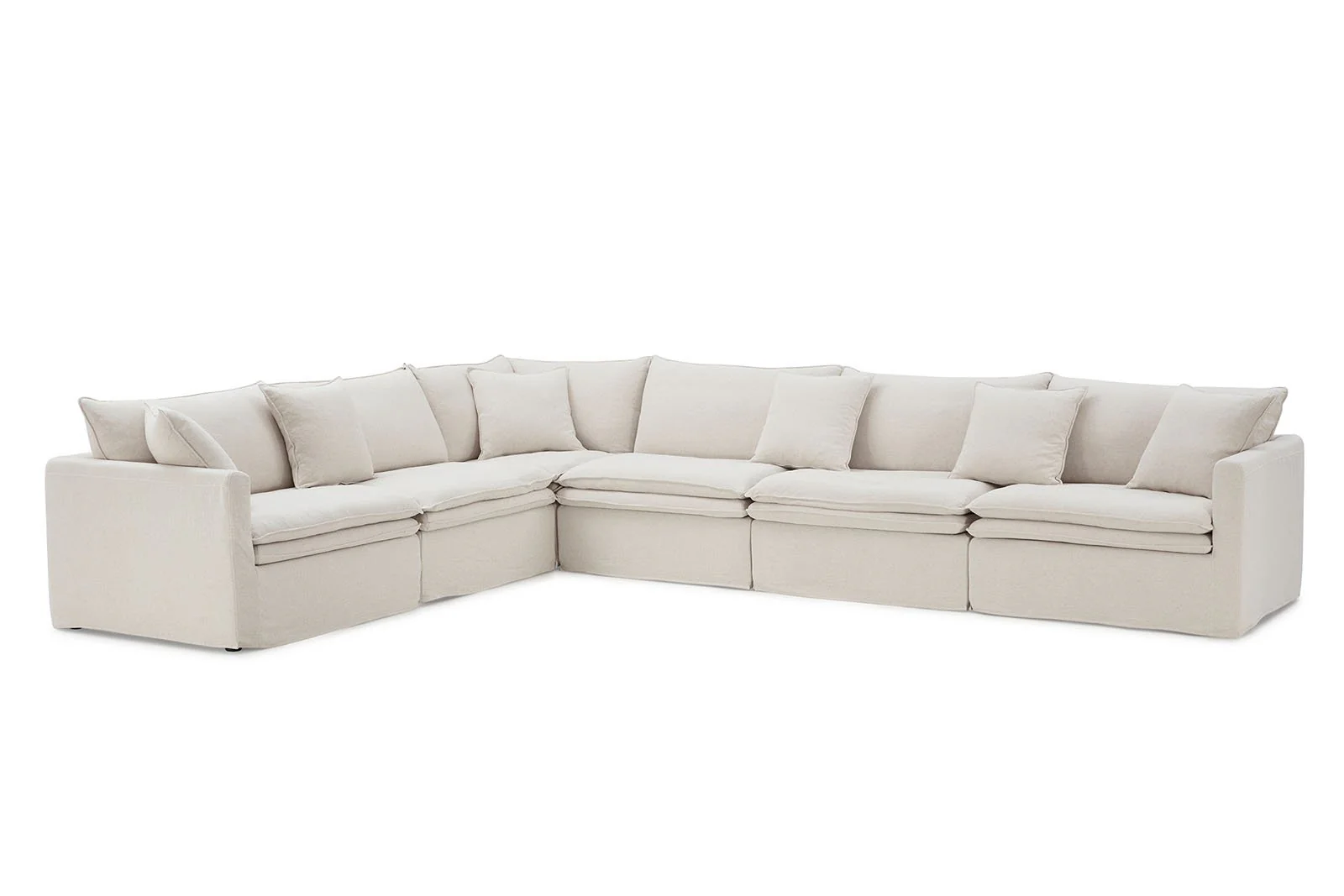 Crayford L-Sectional, Light Gray - Image 2