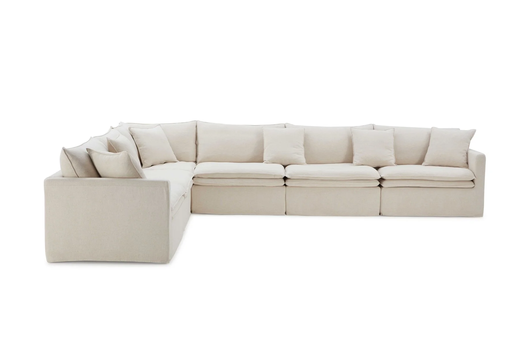 Crayford L-Sectional, Taupe - Image 3