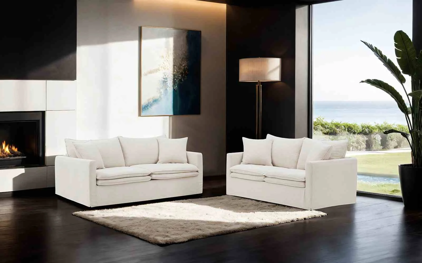 Crayford Sofa, Taupe - Image 2