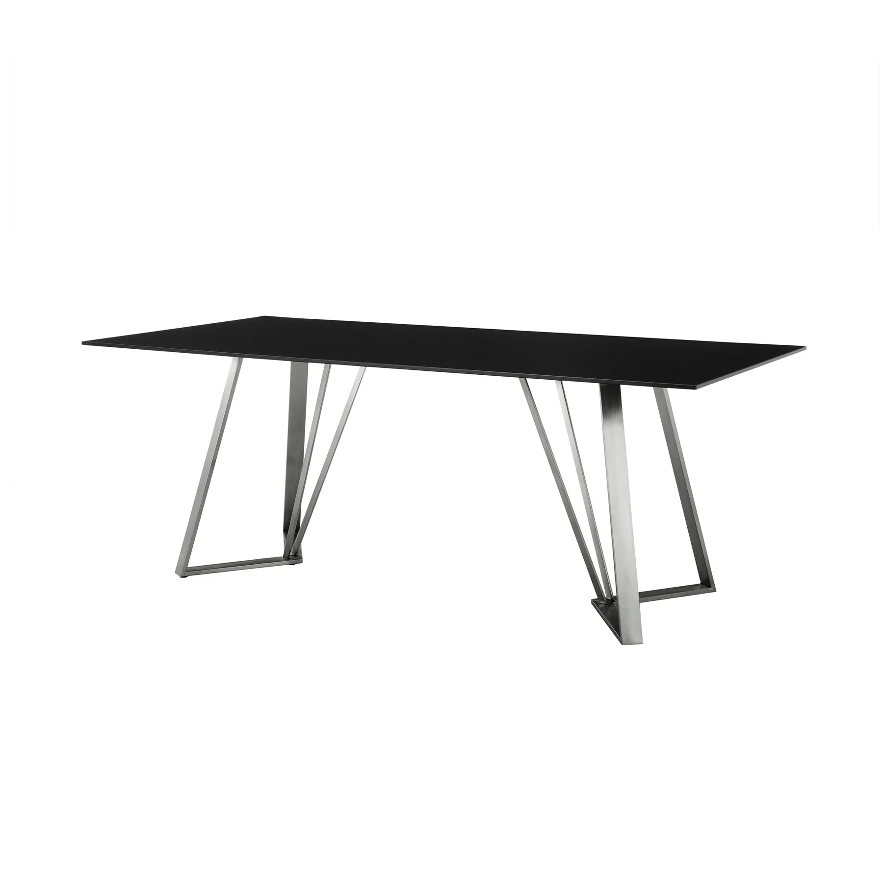 Cressida and Skye Gray Fabric 5 Piece Rectangular Dining Set - Image 4