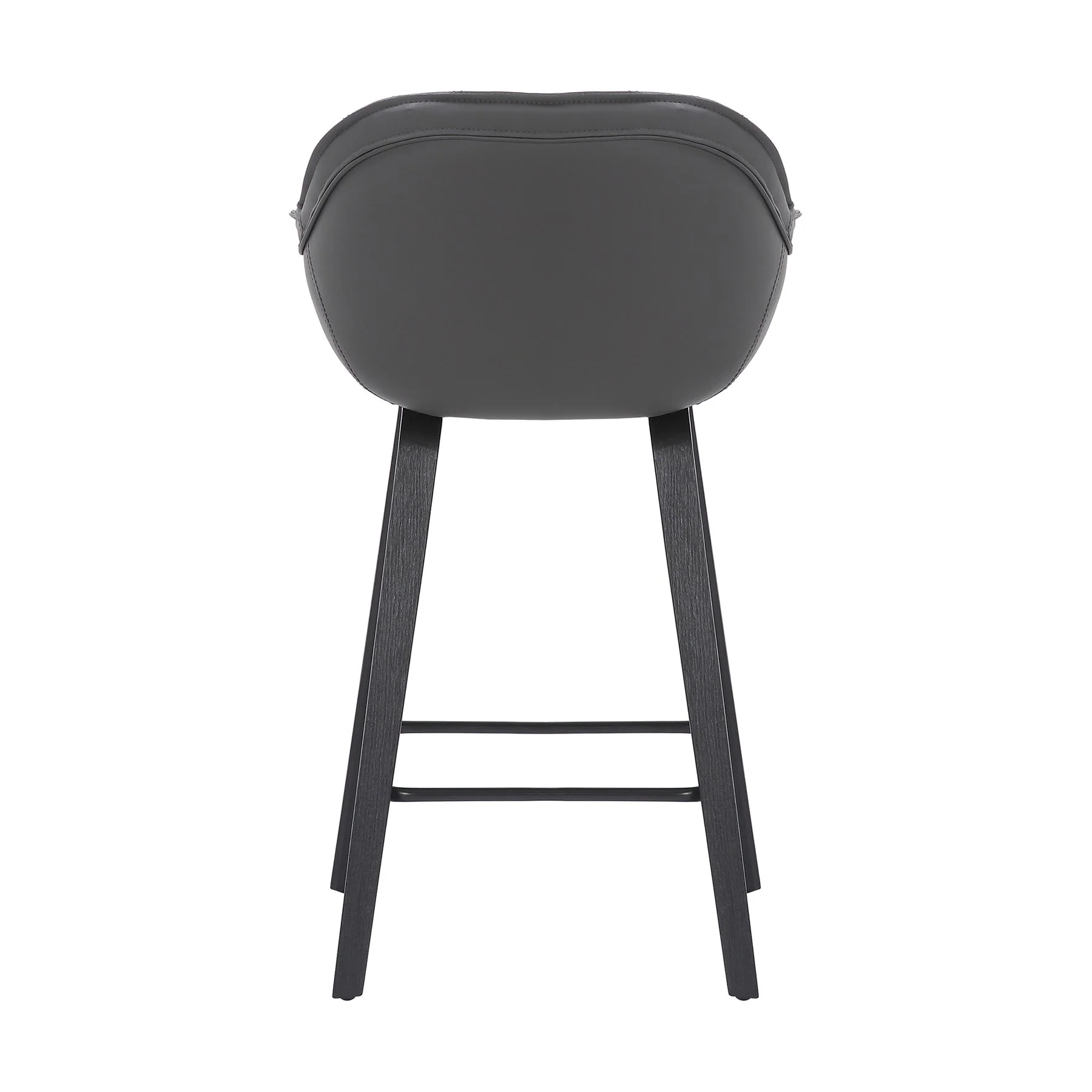 Crimson 26" Faux Leather and Wood Bar and Counter Height Stool - Image 5