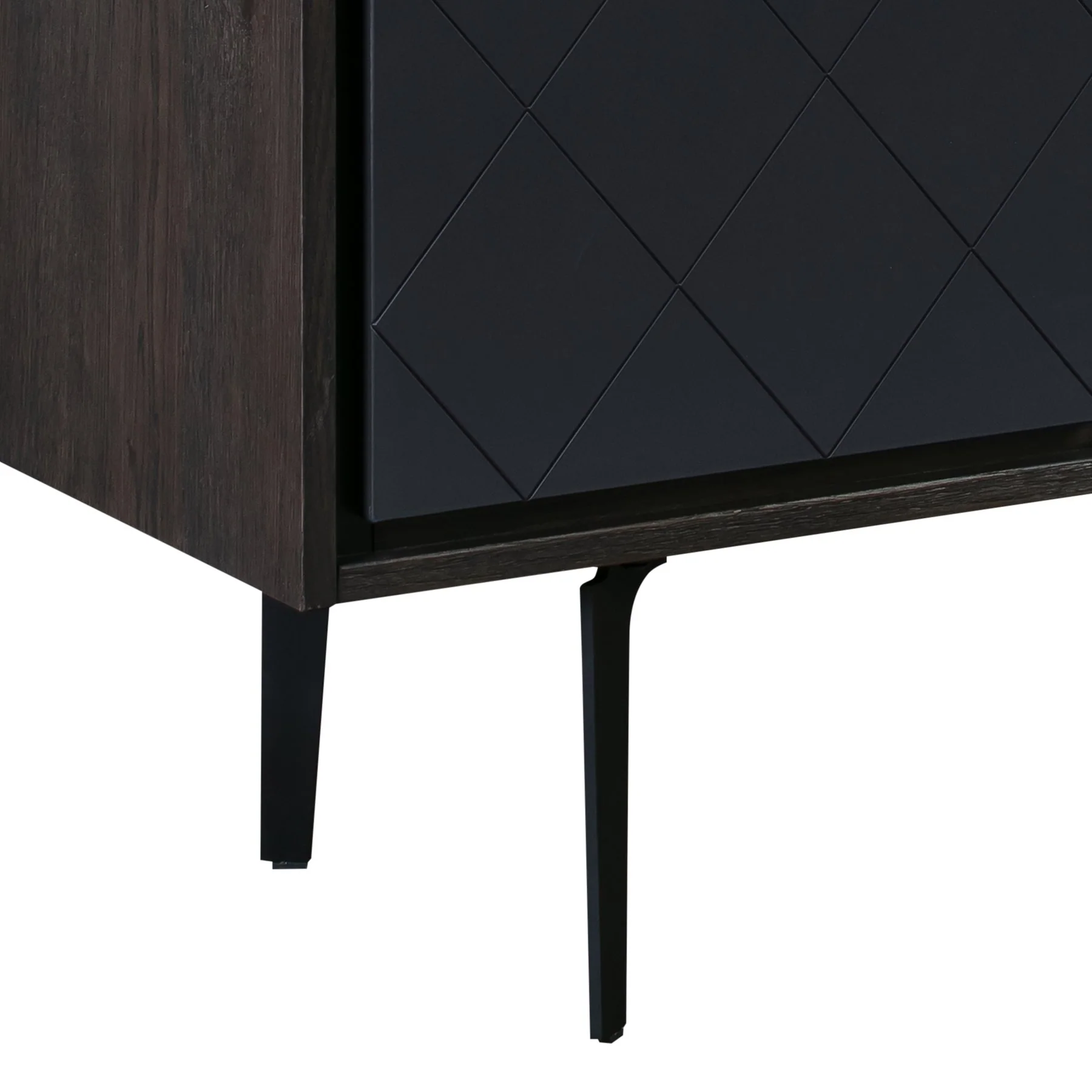 Cross Solid Oak and Metal 3 Drawer Dresser - Image 6