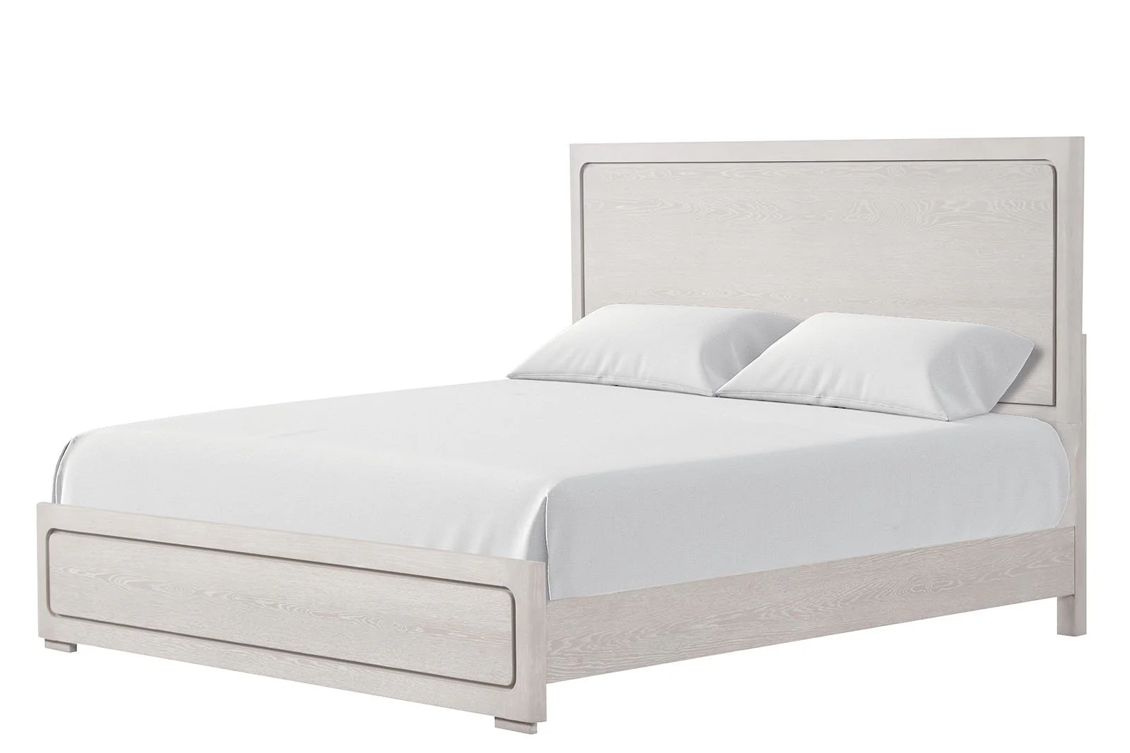 Crowthorne E.King Bed, White Oak - Image 3