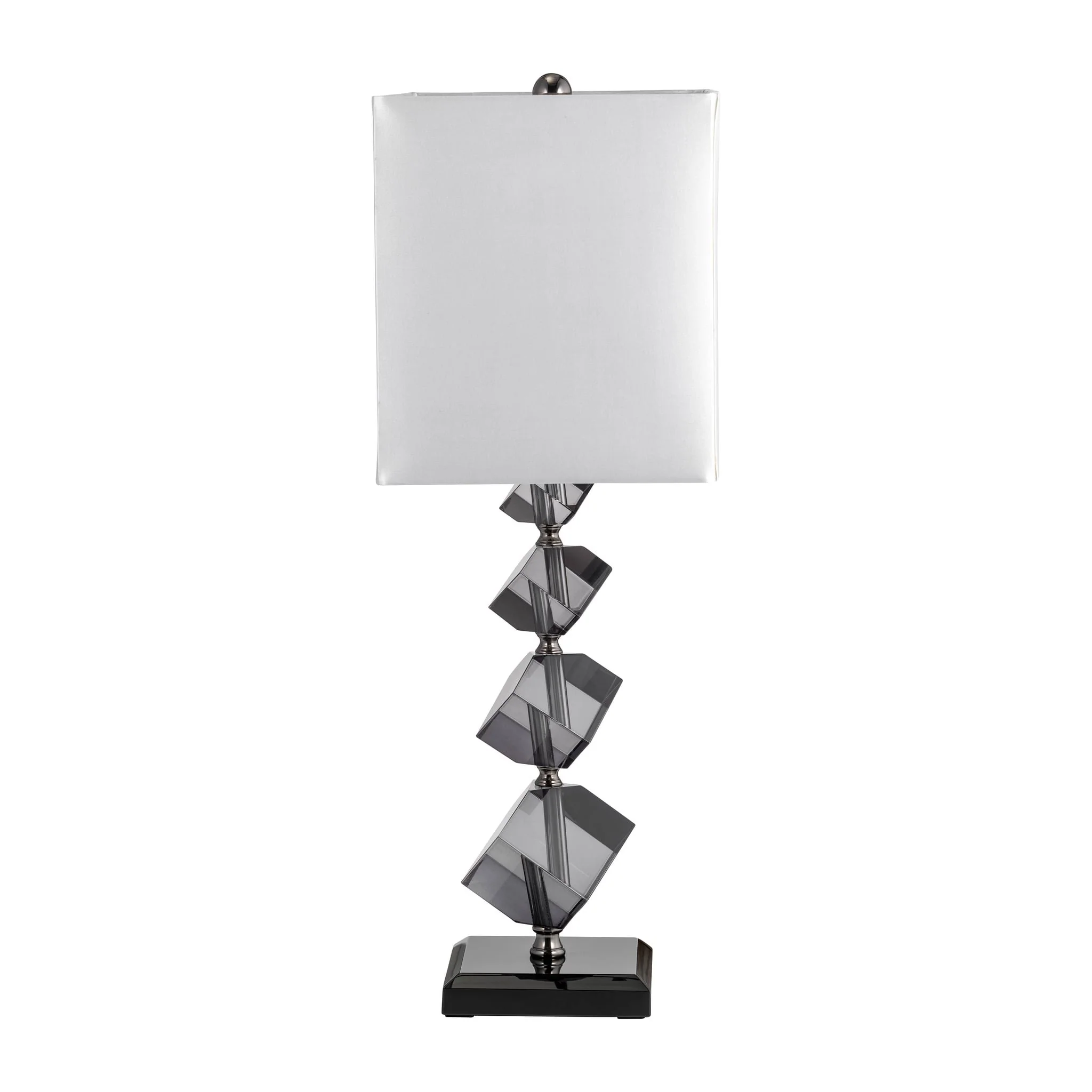 Crystal, 23" Geo Table Lamp, Black - Image 3