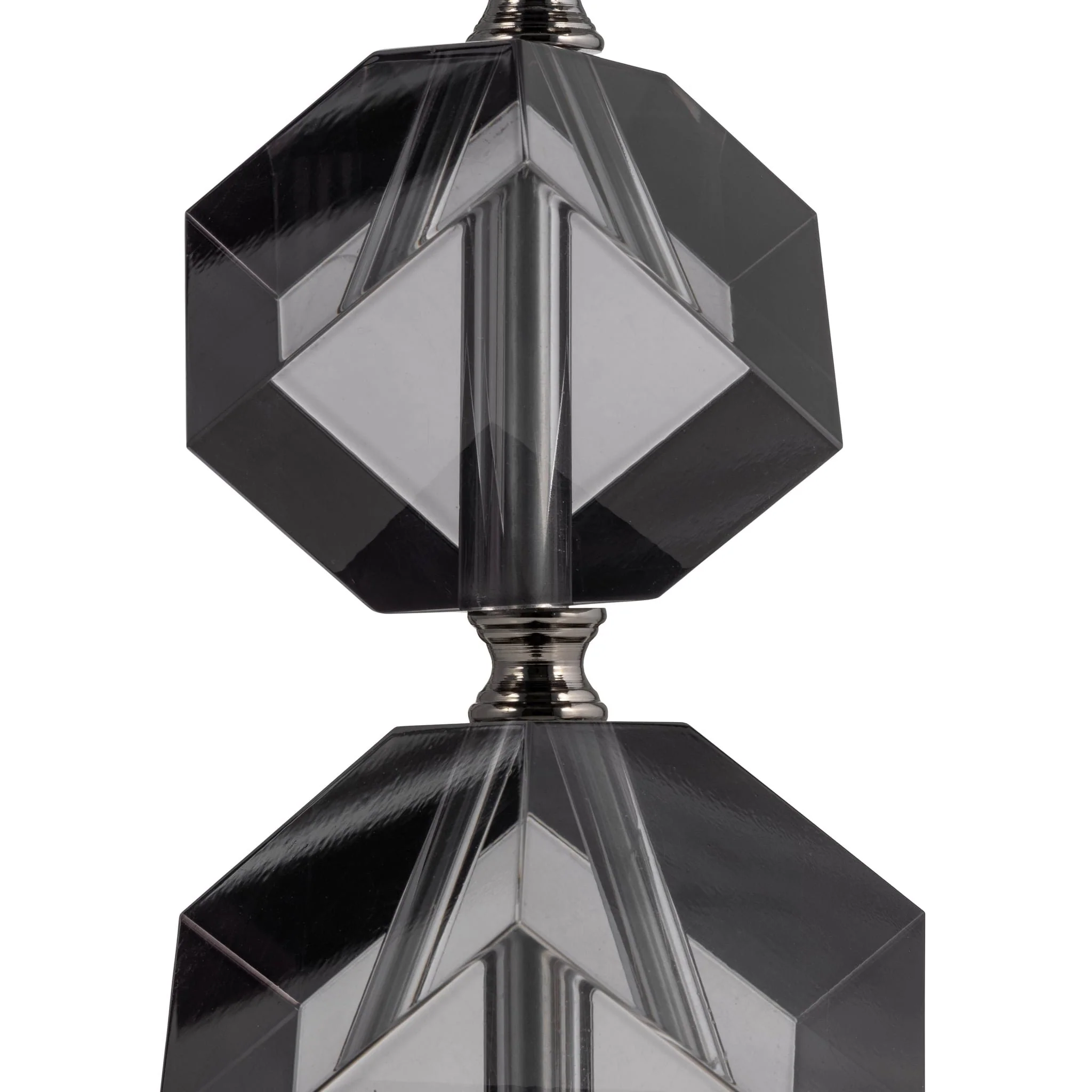 Crystal, 23" Geo Table Lamp, Black - Image 5