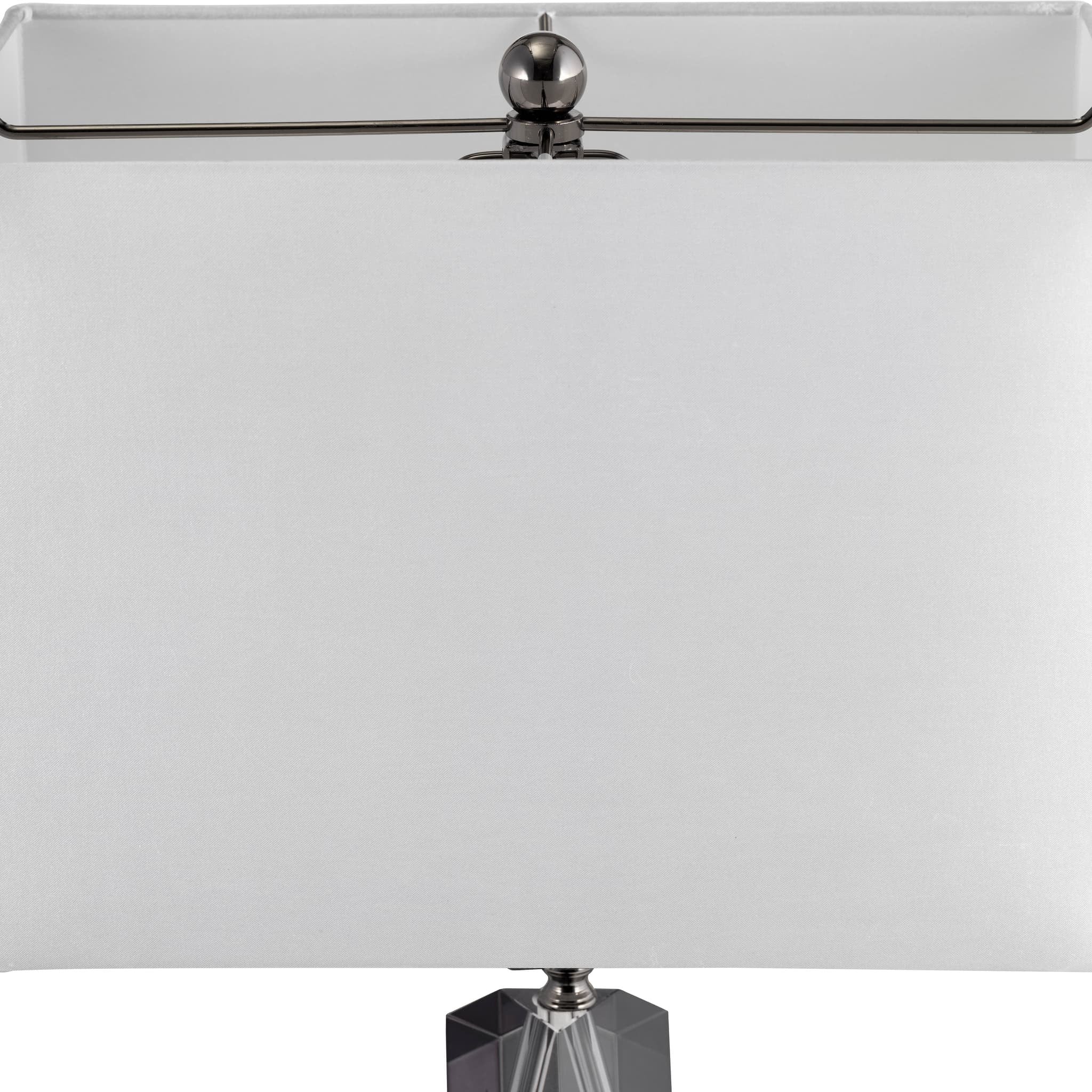 Crystal, 23" Geo Table Lamp, Black - Image 6