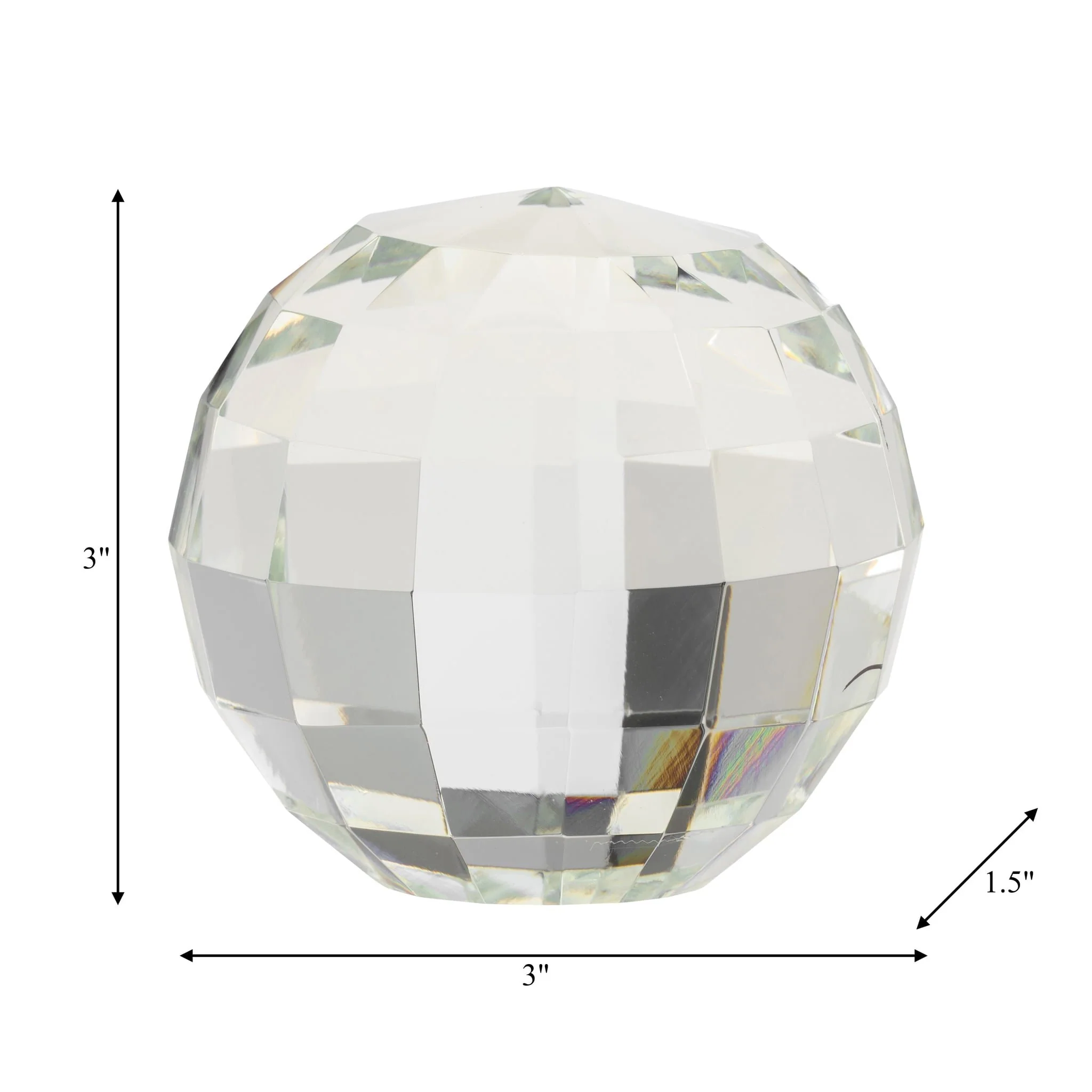 Crystal 3" Orb, Clear - Image 6