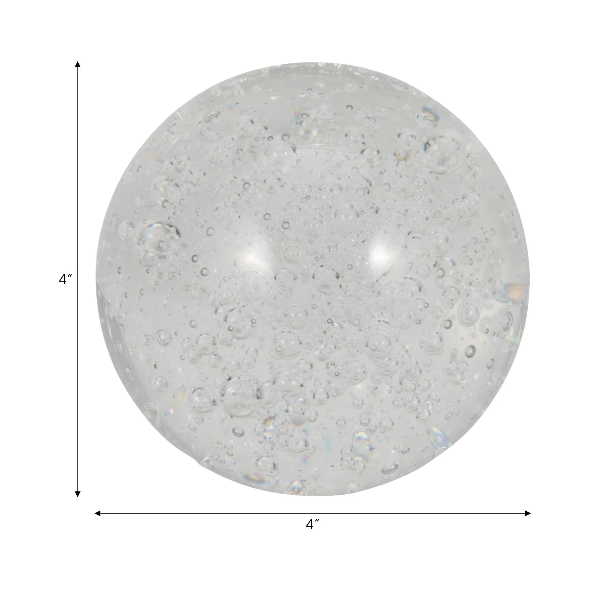Crystal Ball 4", Clear - Image 9