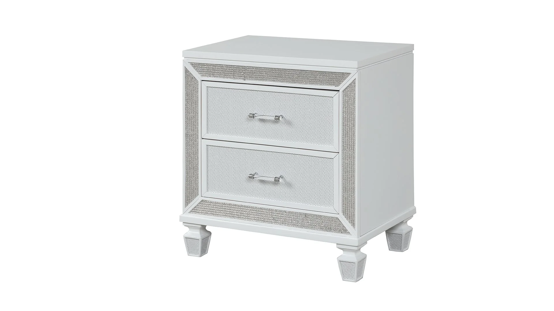 Crystal King 5 Pc Bedroom Set White - Image 13