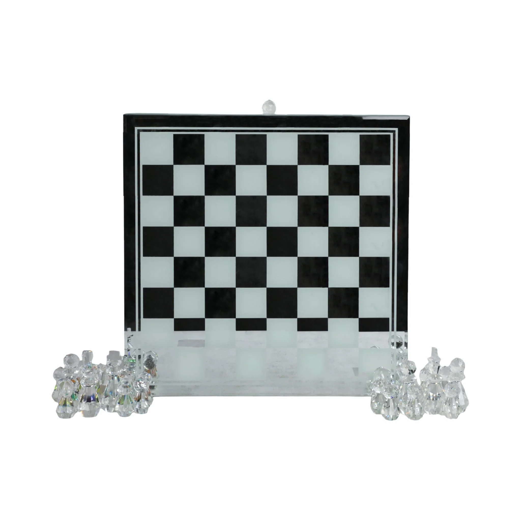 Crystal / Mirrored Chess Set,silver - Image 7