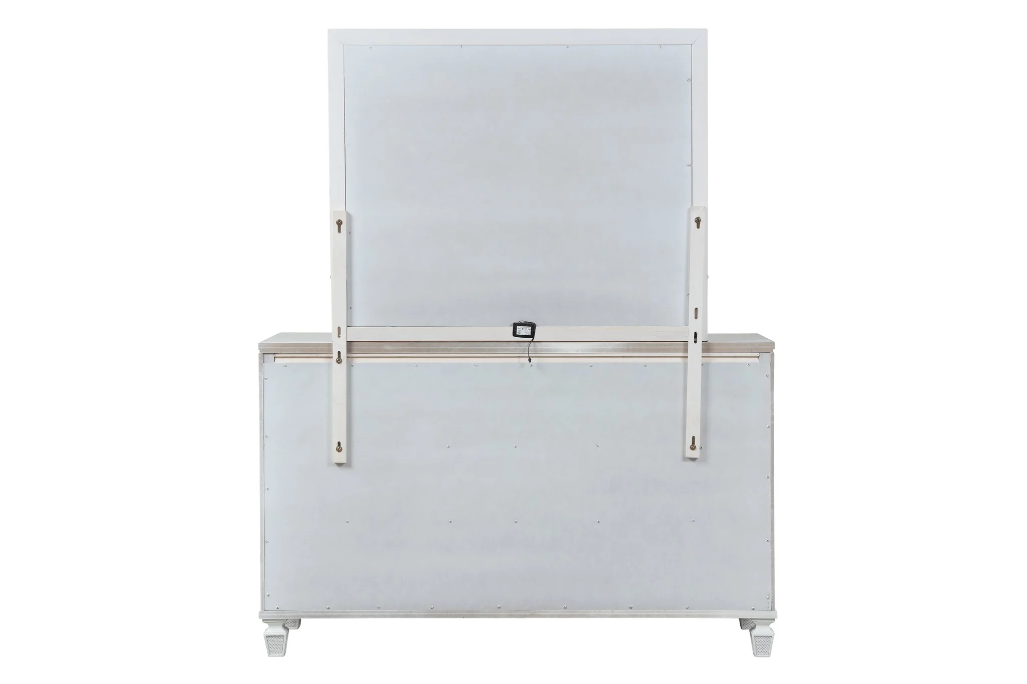 Crystal Queen 4 Pc Bedroom Set White - Image 12
