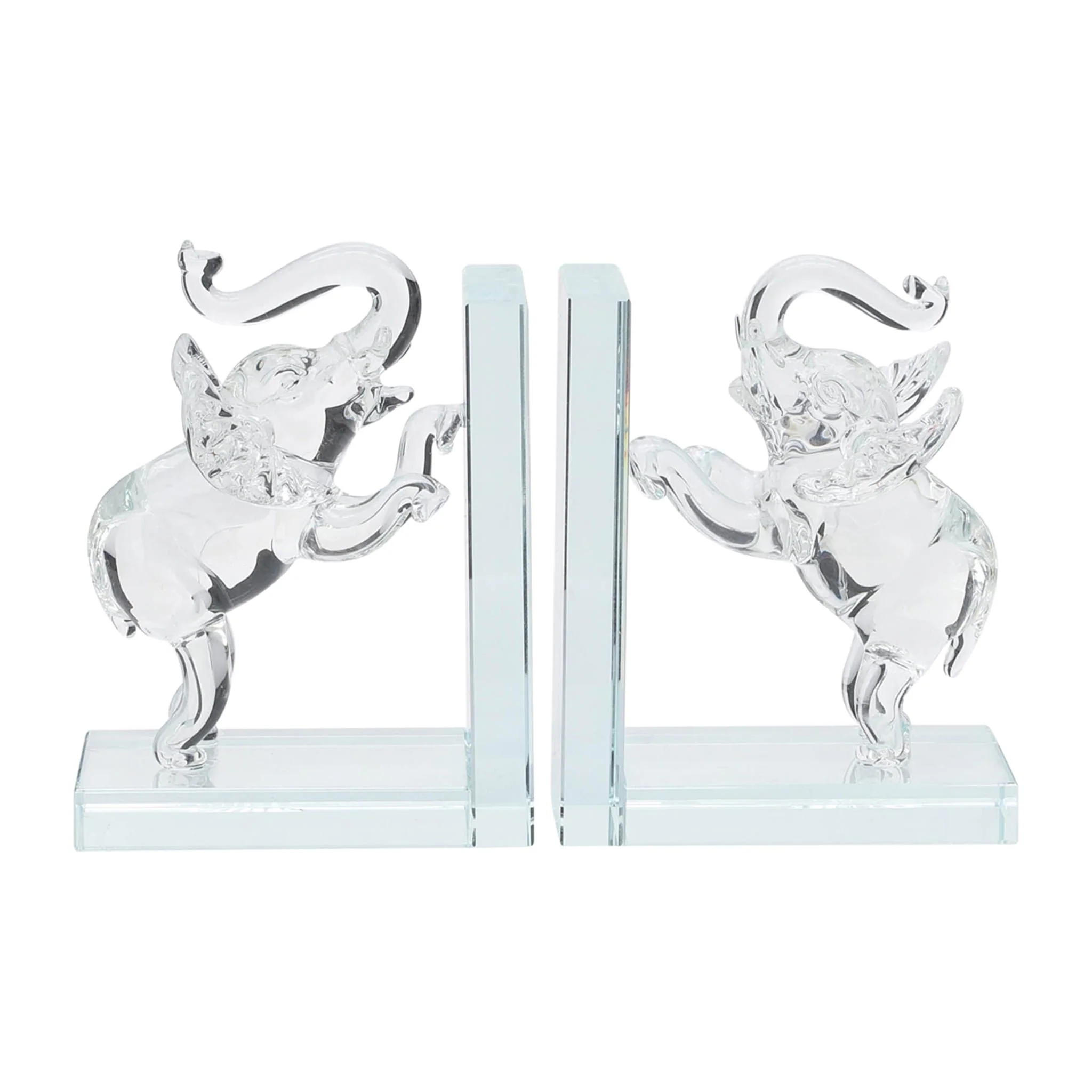 Crystal, S/2 5"h Elephant Bookends - Image 4