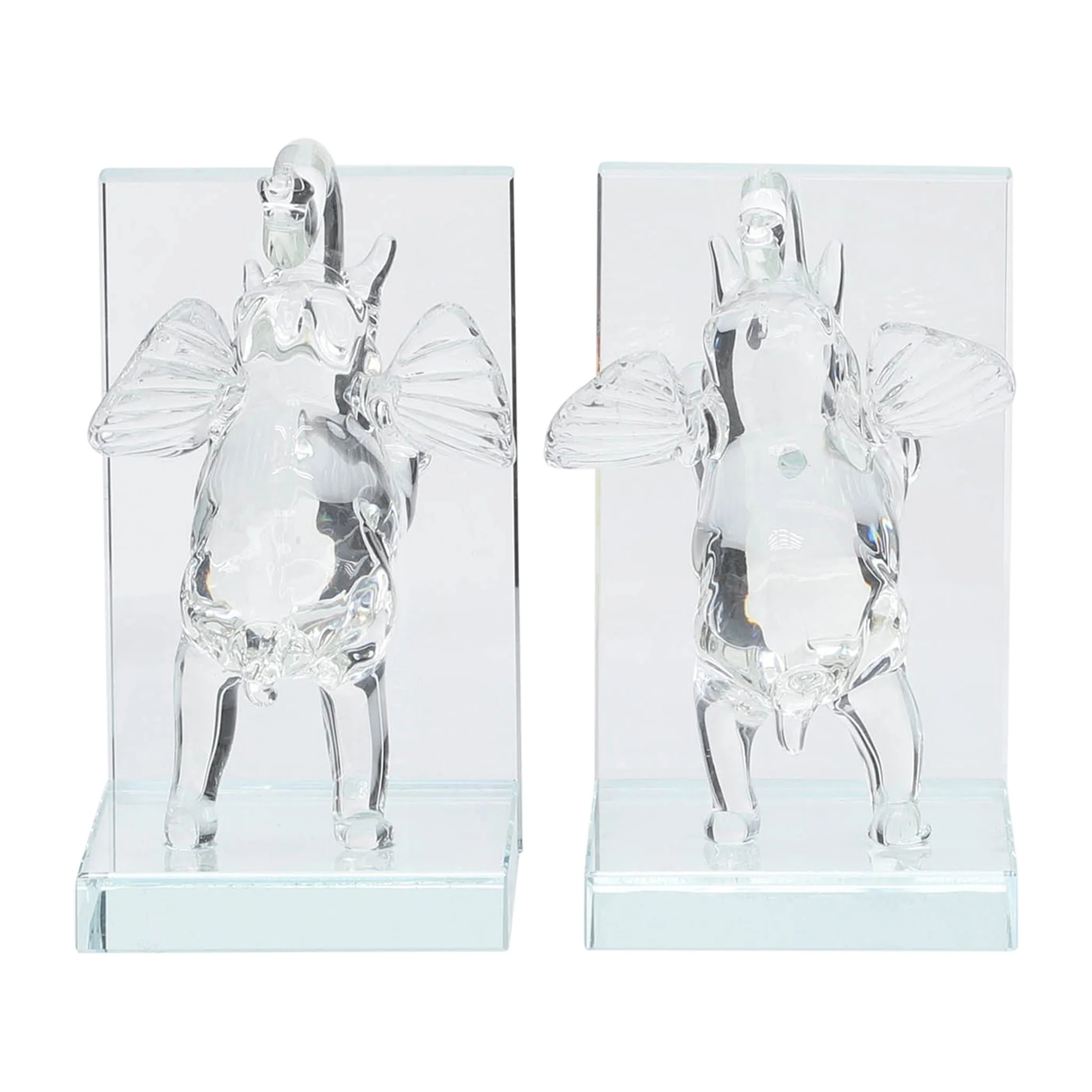 Crystal, S/2 5"h Elephant Bookends - Image 5