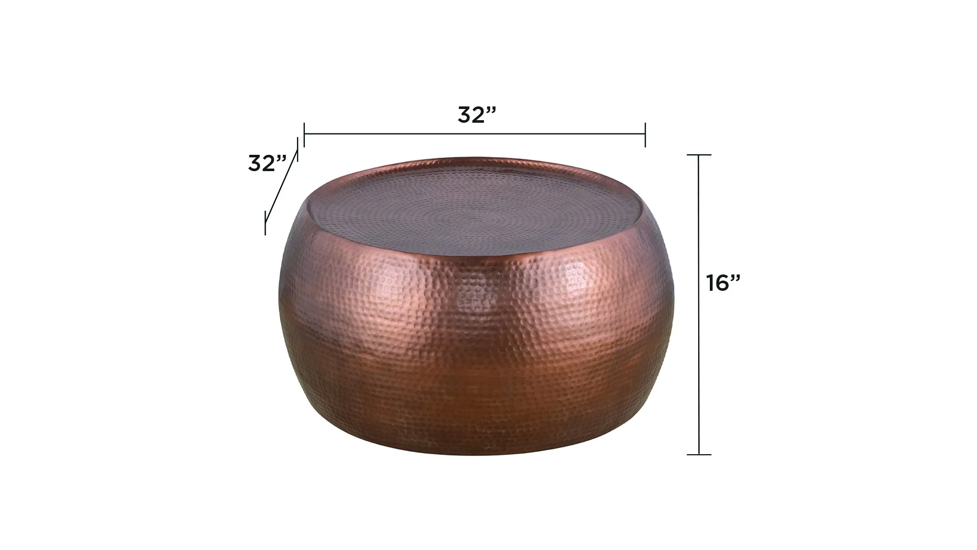CT-501-40-32 Coffee Table Copper - Image 8