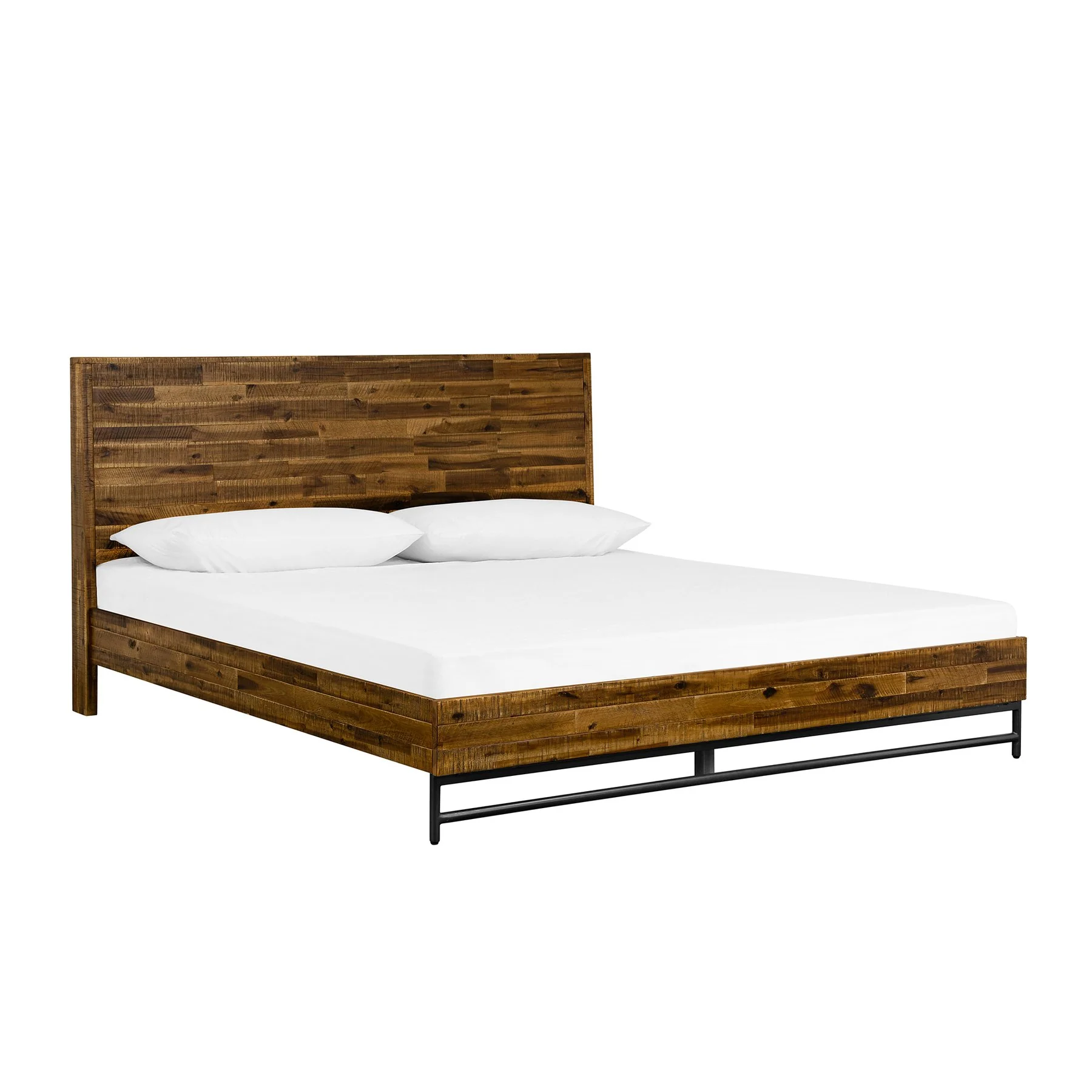 Cusco 4 Piece Acacia Queen Bedroom Set with Dresser and Nightstands - Image 2