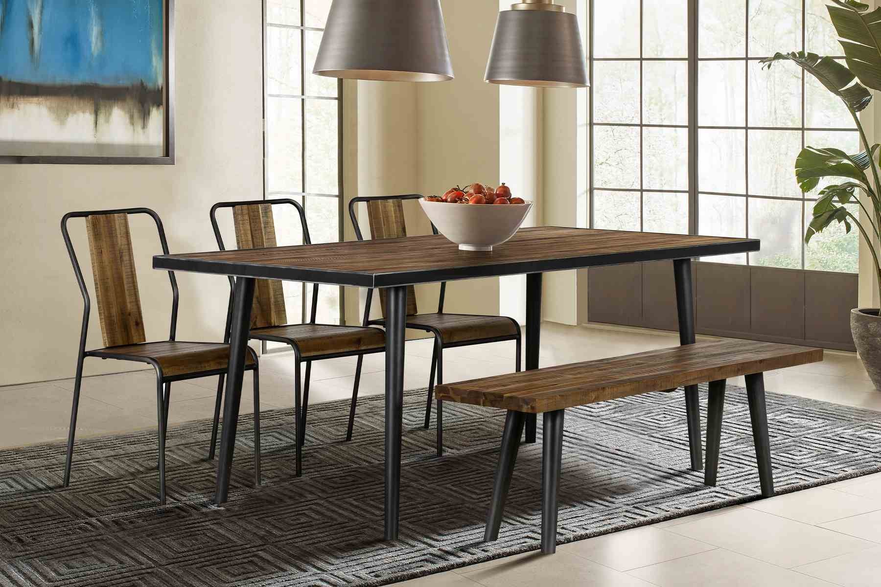 Cusco Acacia Rustic Bench - Image 8