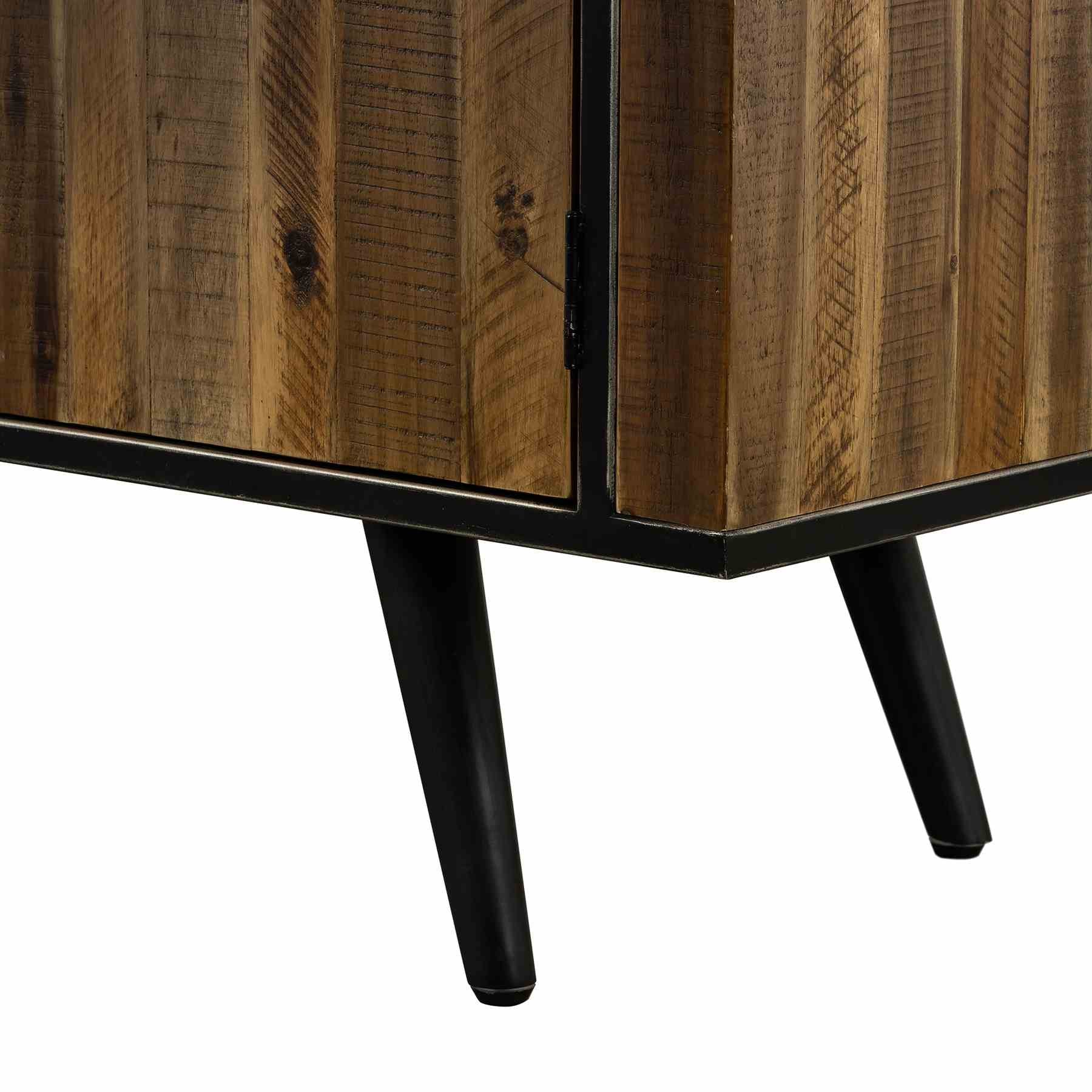 Cusco Acacia Rustic Buffet Cabinet - Image 7