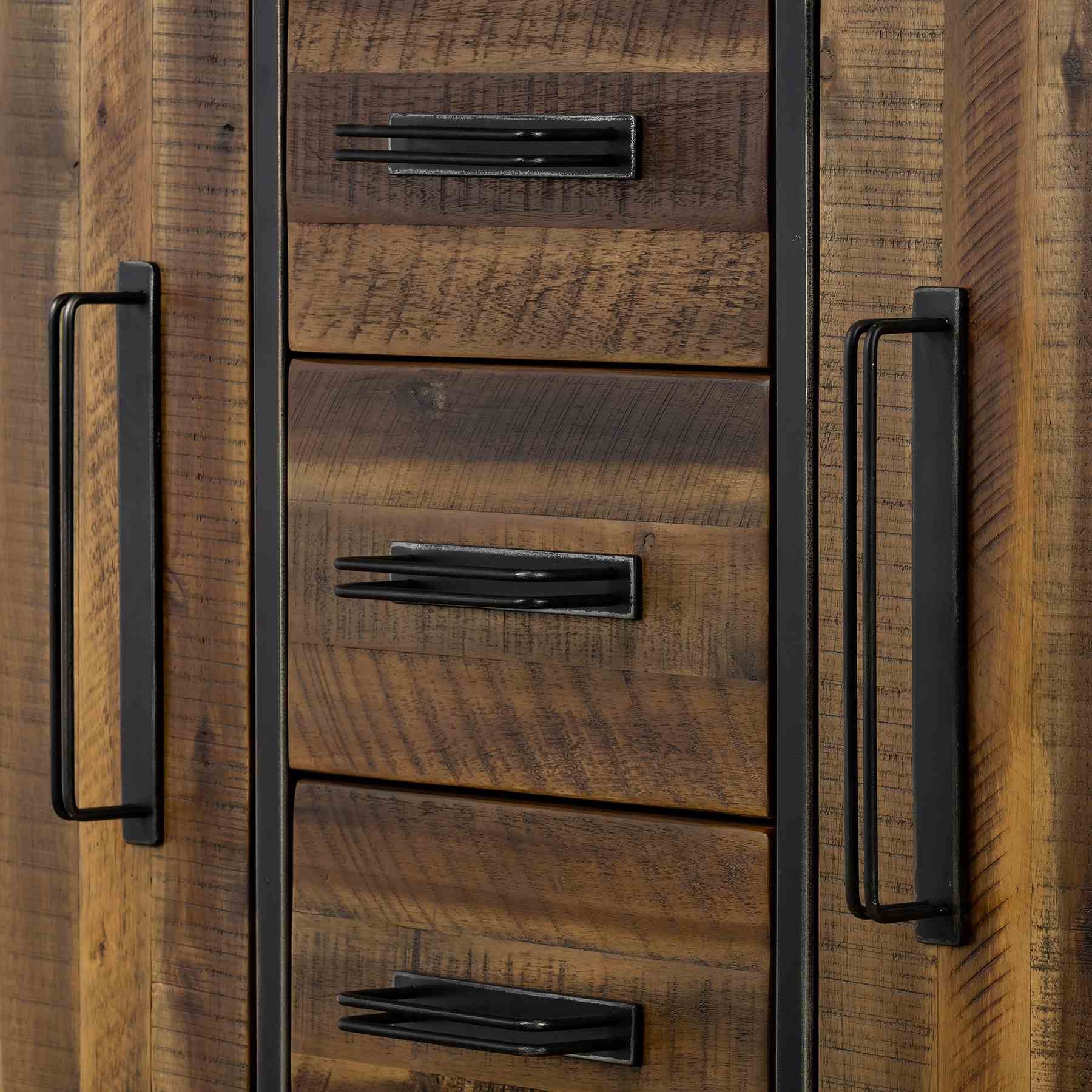Cusco Acacia Rustic Buffet Cabinet - Image 8