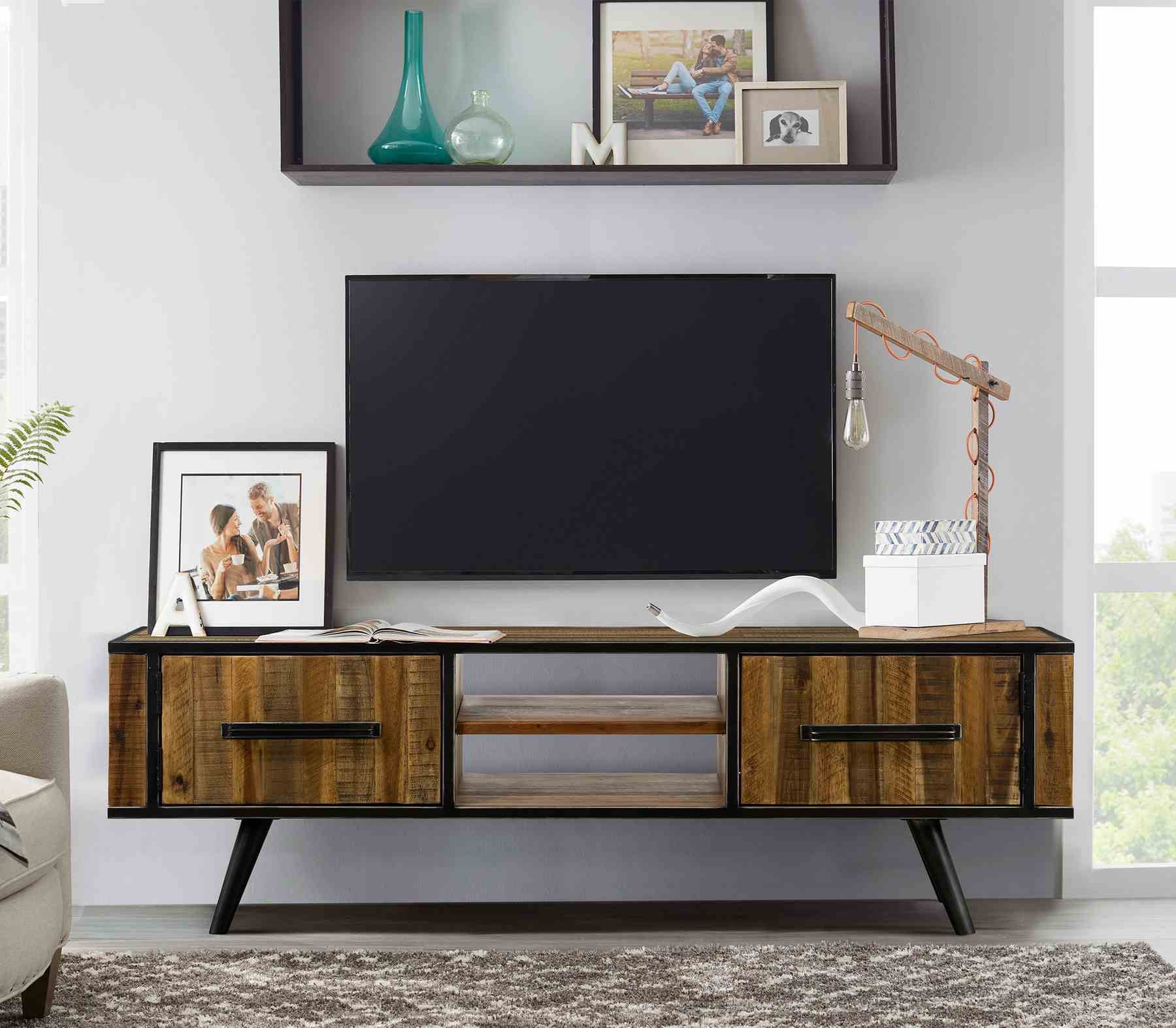 Cusco Rustic Acacia TV Stand - Image 11