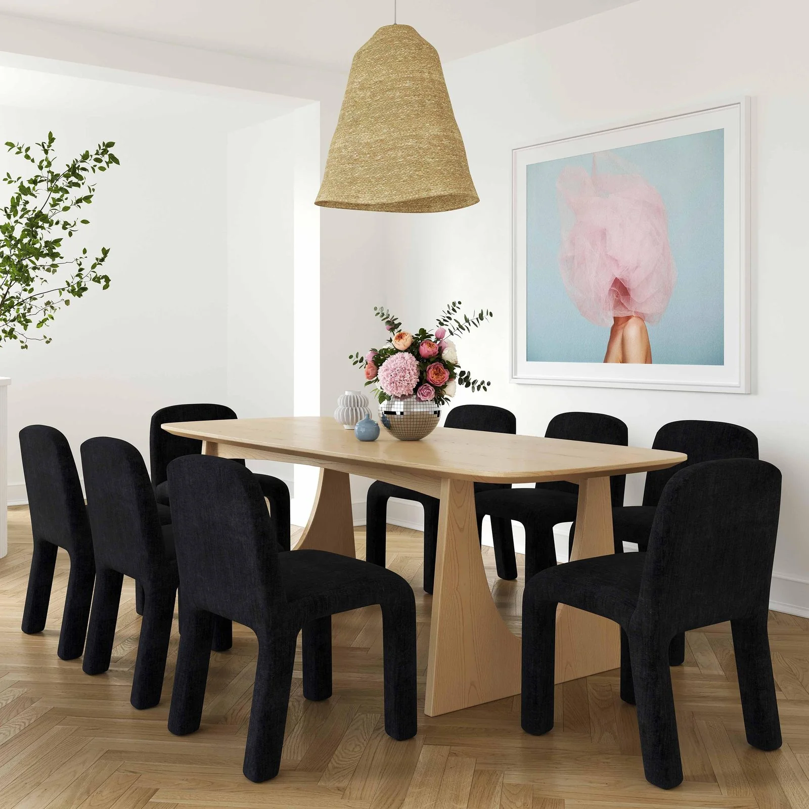 Cybill Natural Ash 94 inch Rectangular Dining Table - Image 2